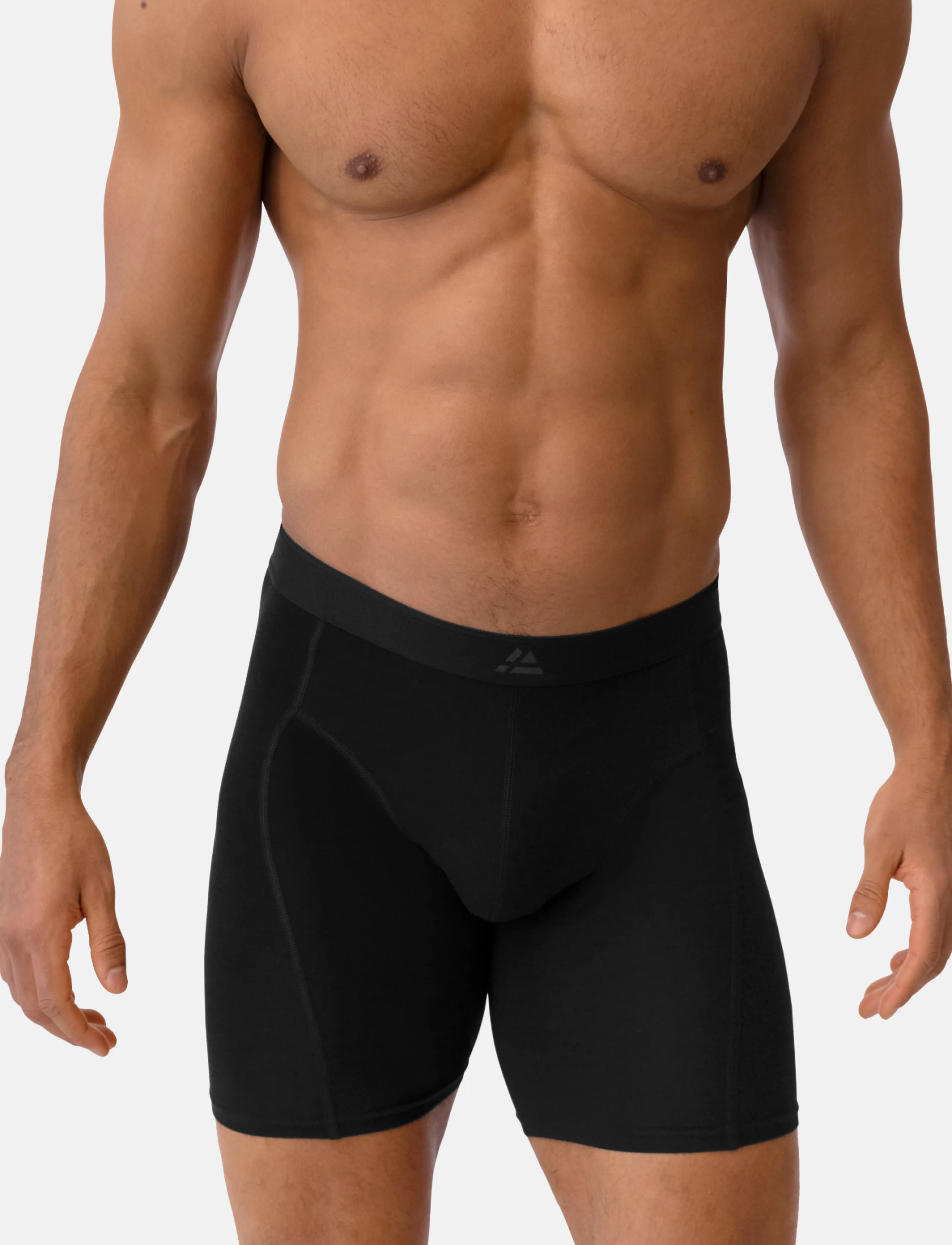Danish Endurance - Bamboo Extra Long Trunks (Men) 3-pack - undertøj og sokker - black - 4