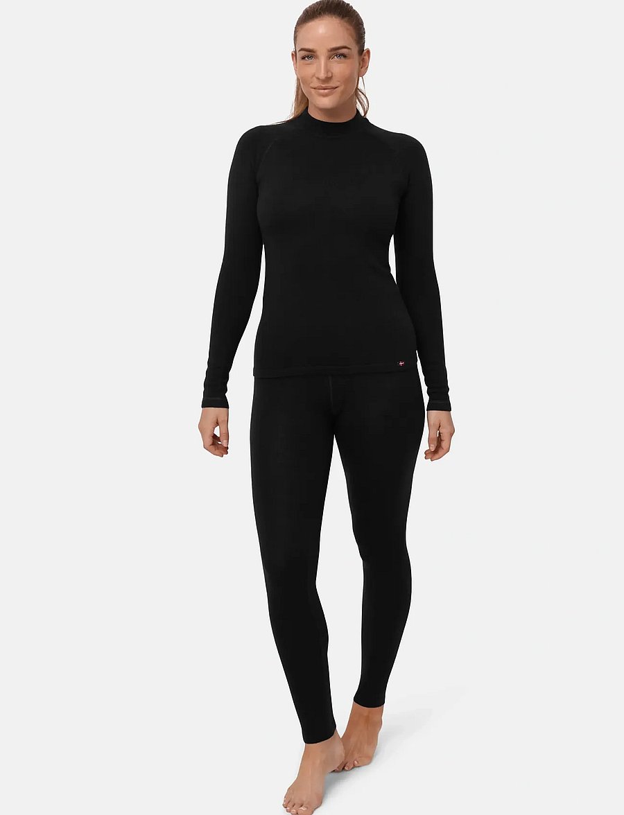 Danish Endurance - Extreme Merino Baselayer Set (Women) 1-pack - black - 0