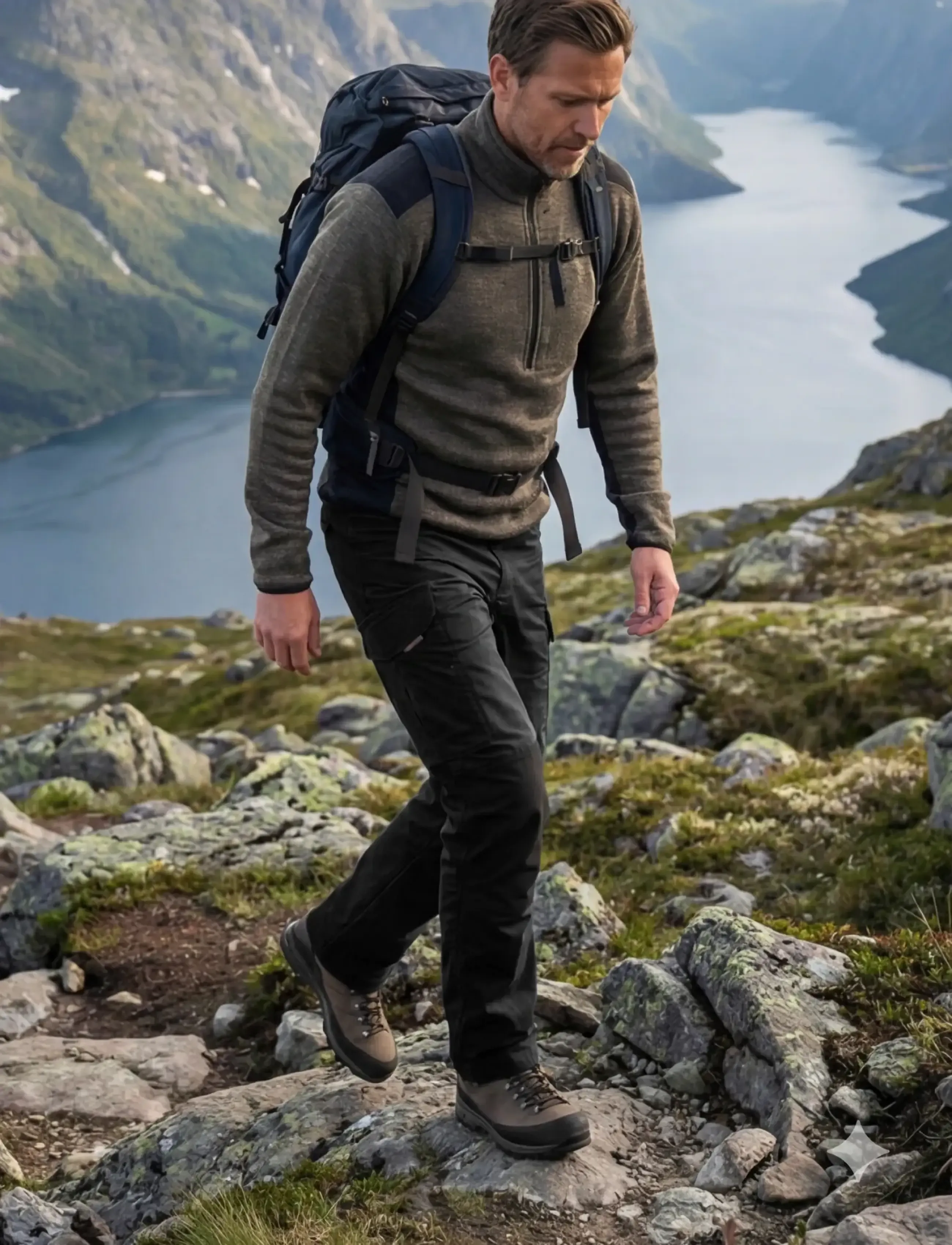 Danish Endurance - Explorer Hiking Pants (Men) 1-pack - pantalon de randonnée - black - 5