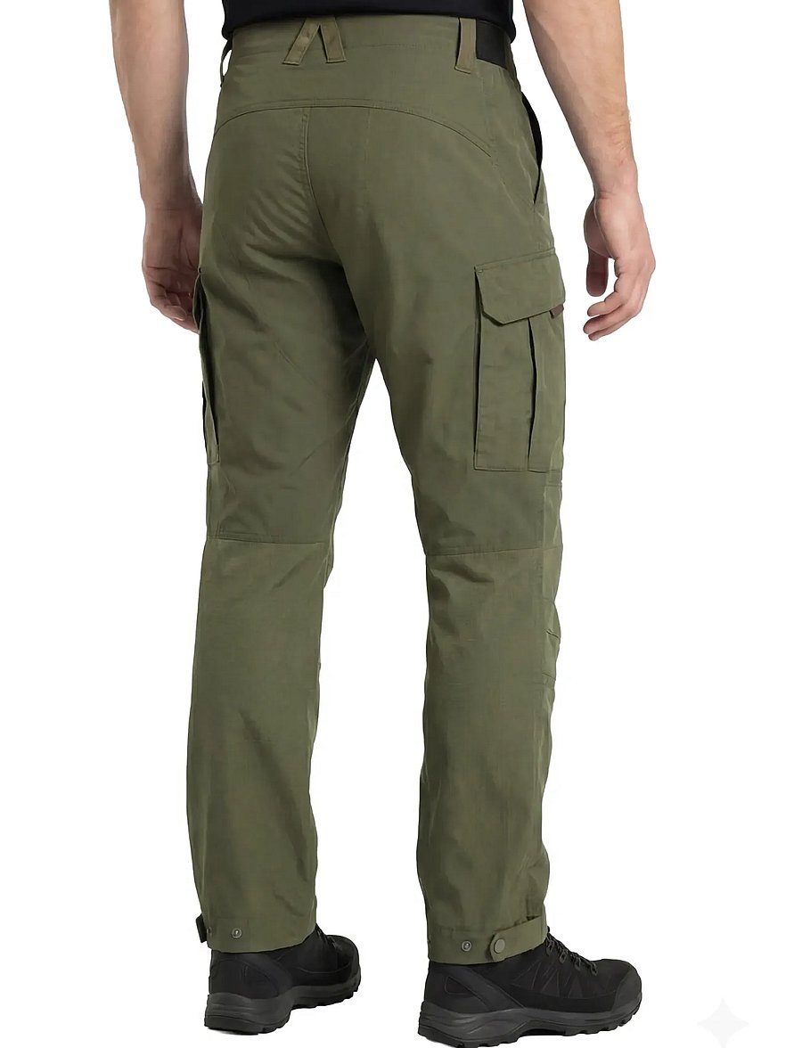 Danish Endurance - Explorer Hiking Pants (Men) 1-pack - friluftsbyxor - dark olive - 3