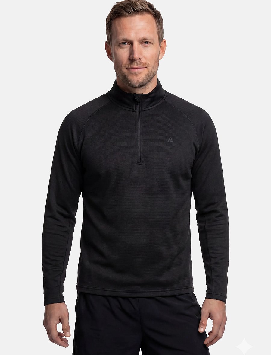 Danish Endurance - Momentum Half Zip Running Shirt (Men) - black - 0