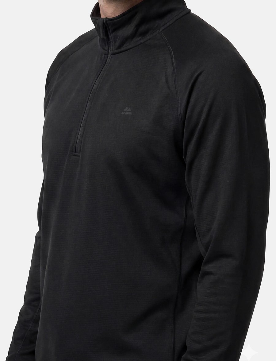 Danish Endurance - Momentum Half Zip Running Shirt (Men) - black - 4