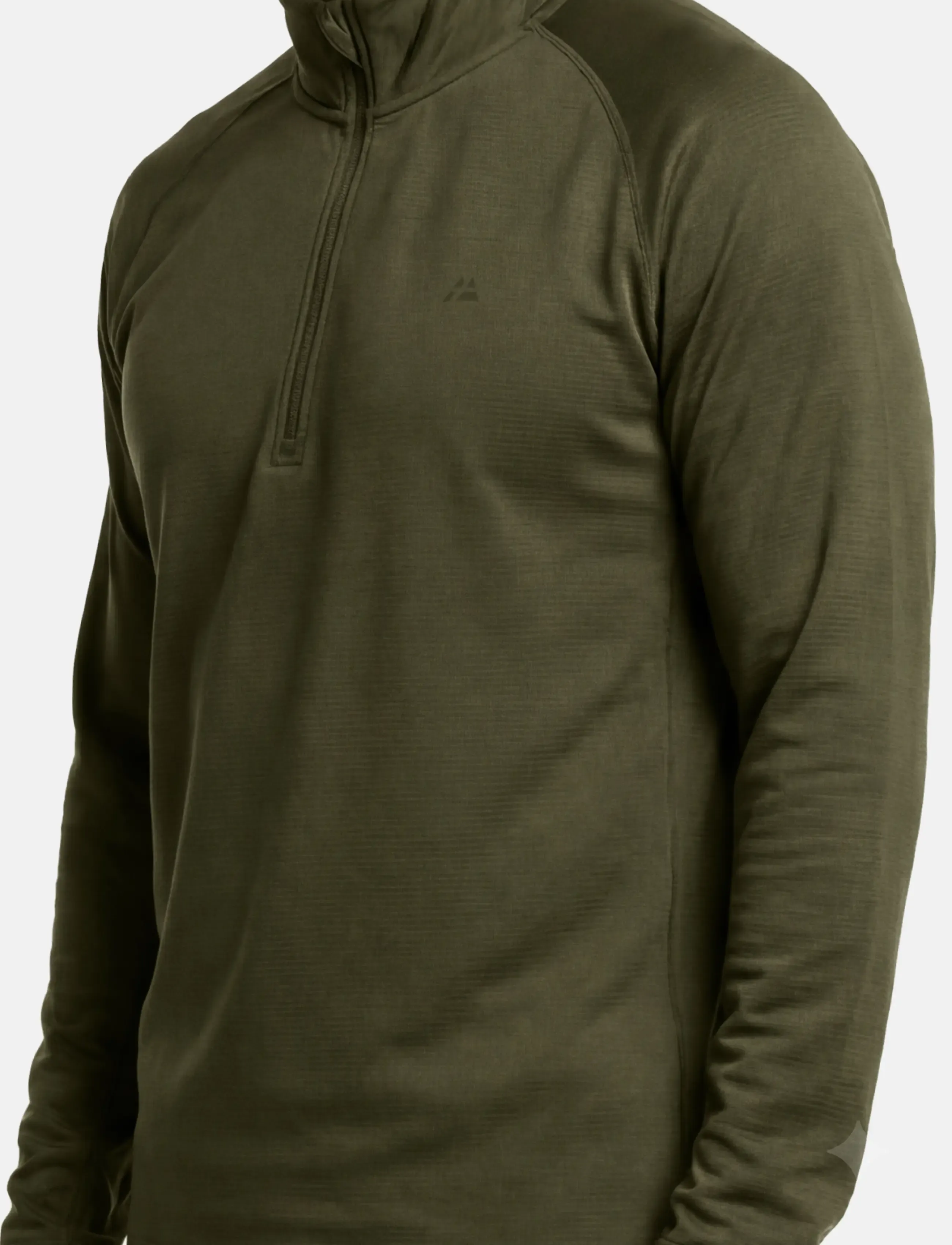 Danish Endurance - Momentum Half Zip Running Shirt (Men) - fleece & midlayer - dark olive - 4