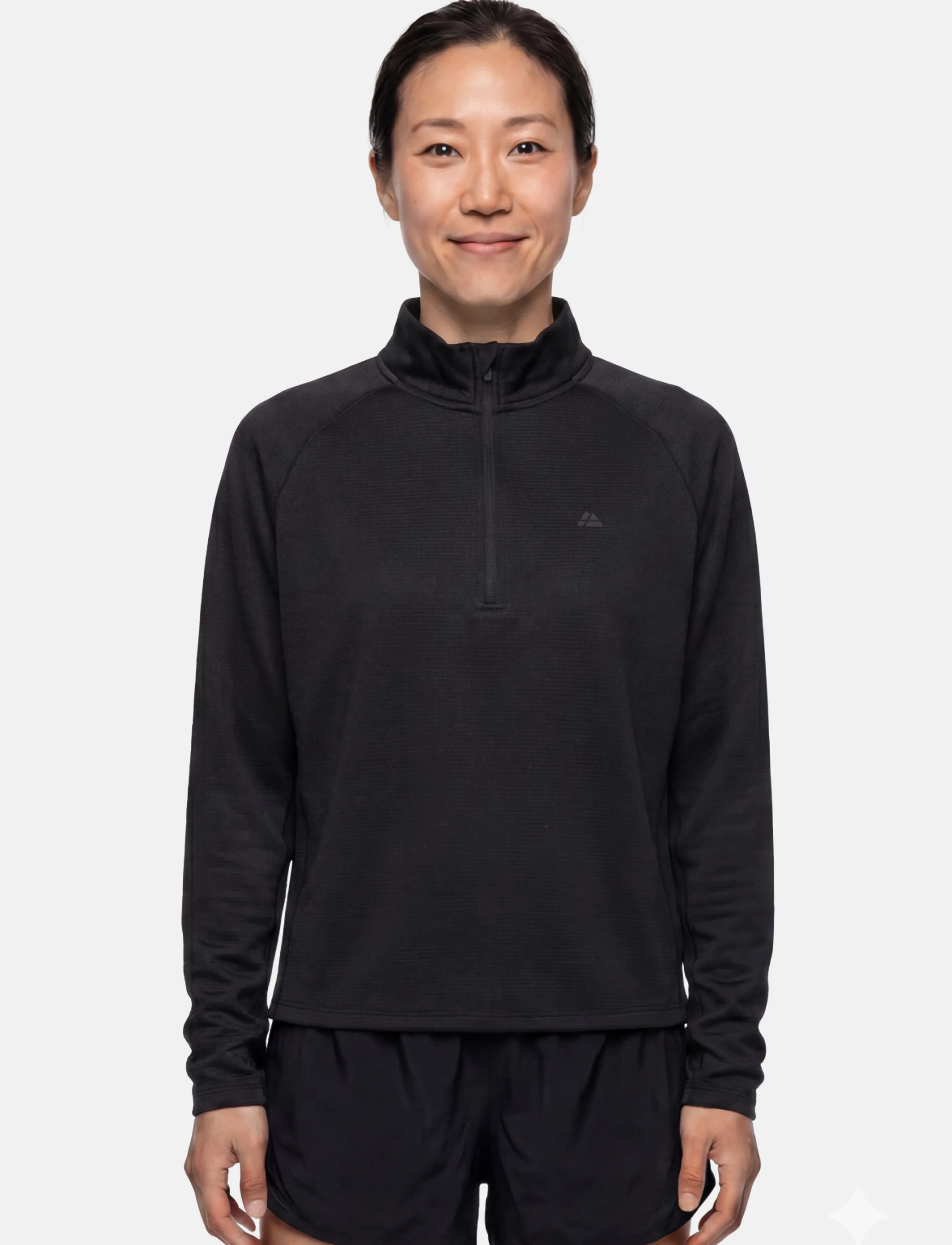 Danish Endurance Momentum Half Zip Running Shirt (Women), M, Sport Clothing, Schwarz - Fleeces & Midlayers, Frauen