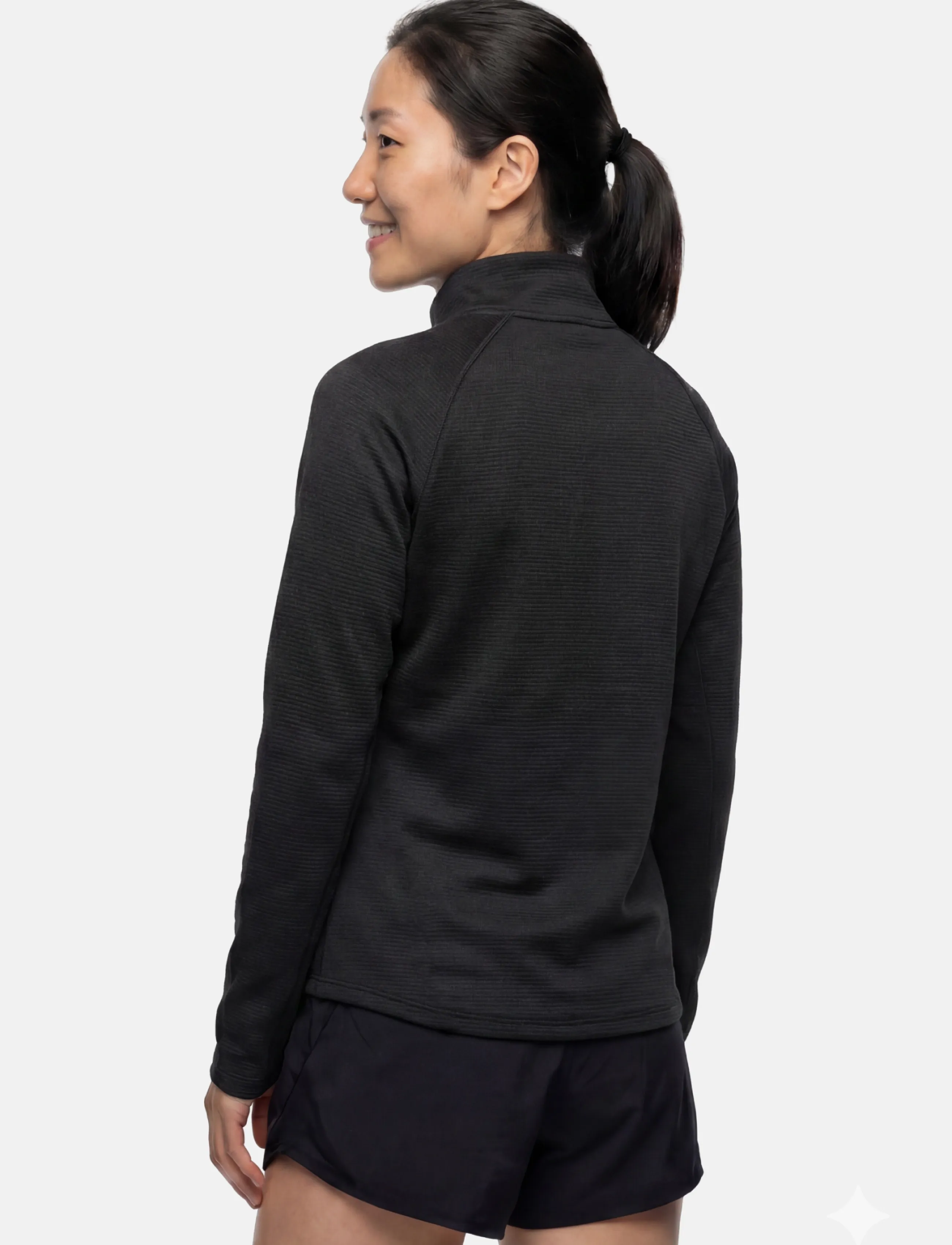 Danish Endurance - Momentum Half Zip Running Shirt (Women) - overdele - black - 3