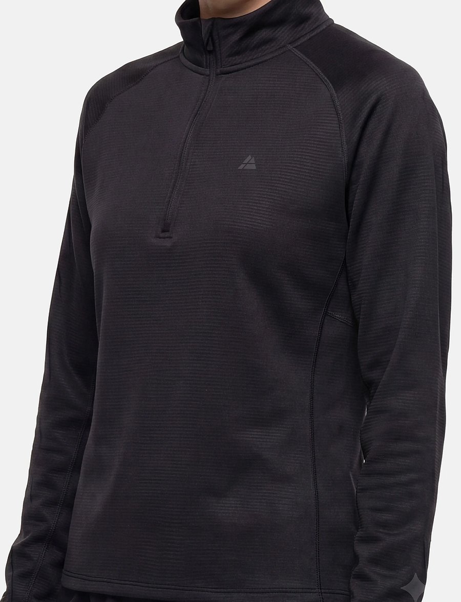 Danish Endurance - Momentum Half Zip Running Shirt (Women) - overdele - black - 4