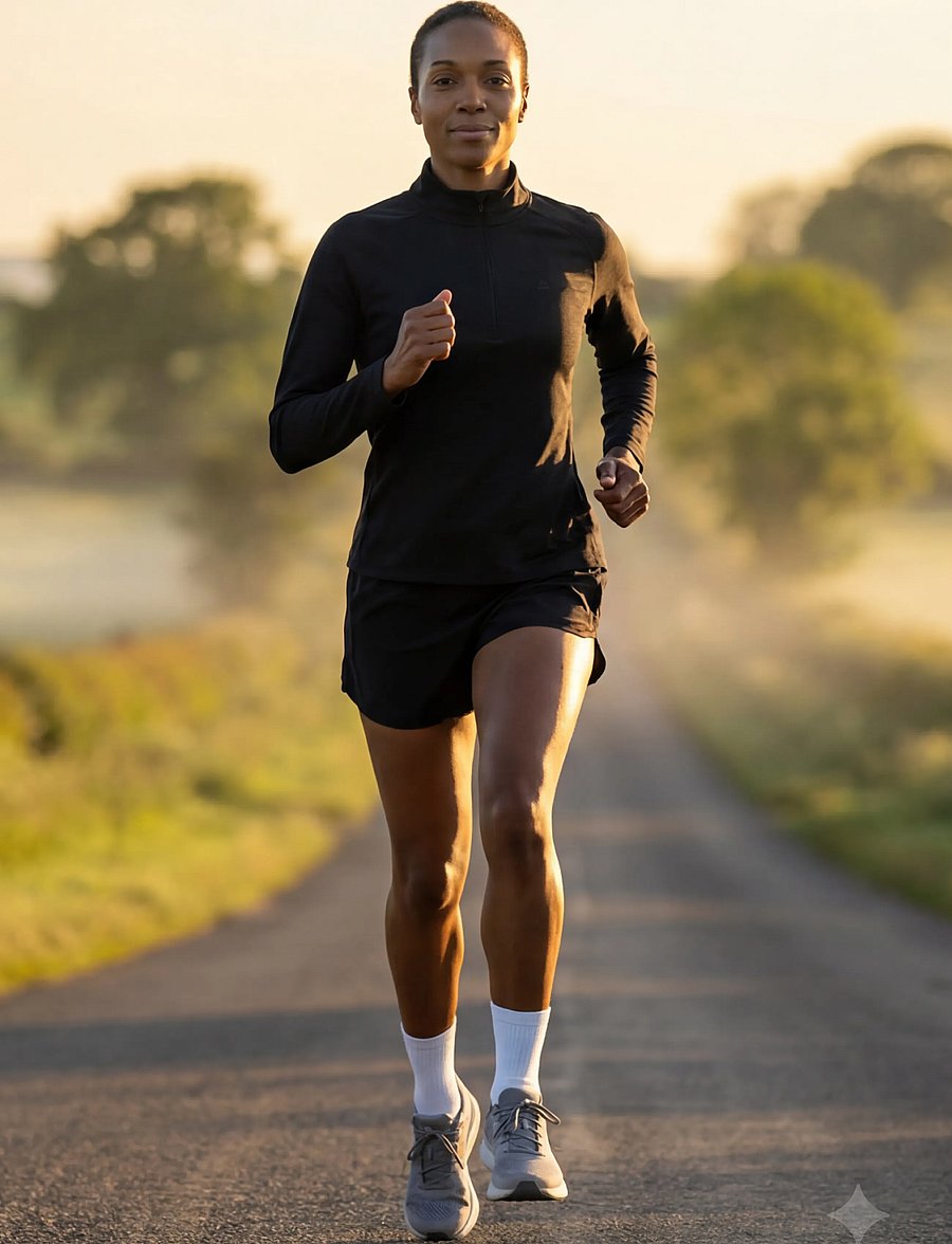 Danish Endurance - Momentum Half Zip Running Shirt (Women) - overdele - black - 5