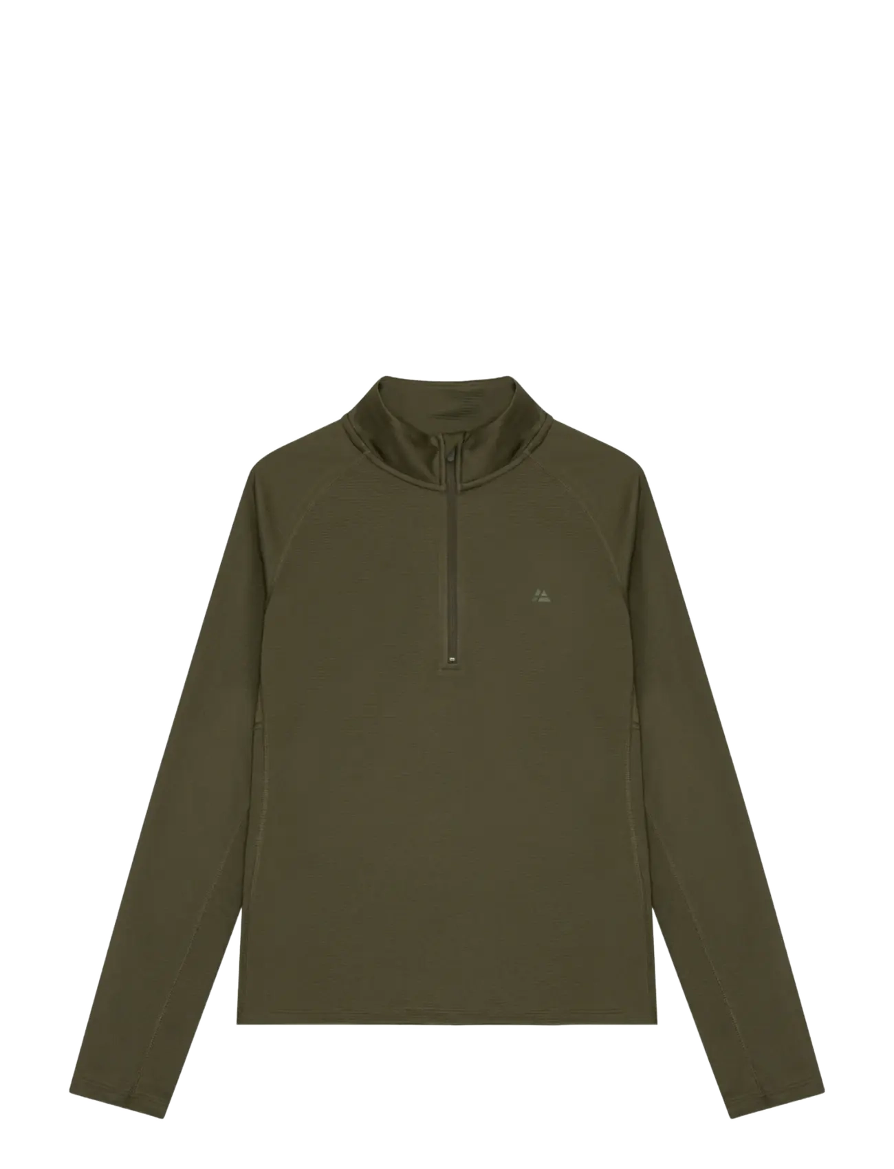 Danish Endurance Momentum Half Zip Running Shirt (Women) - Danish Endurance - DARK OLIVE / khaki/green