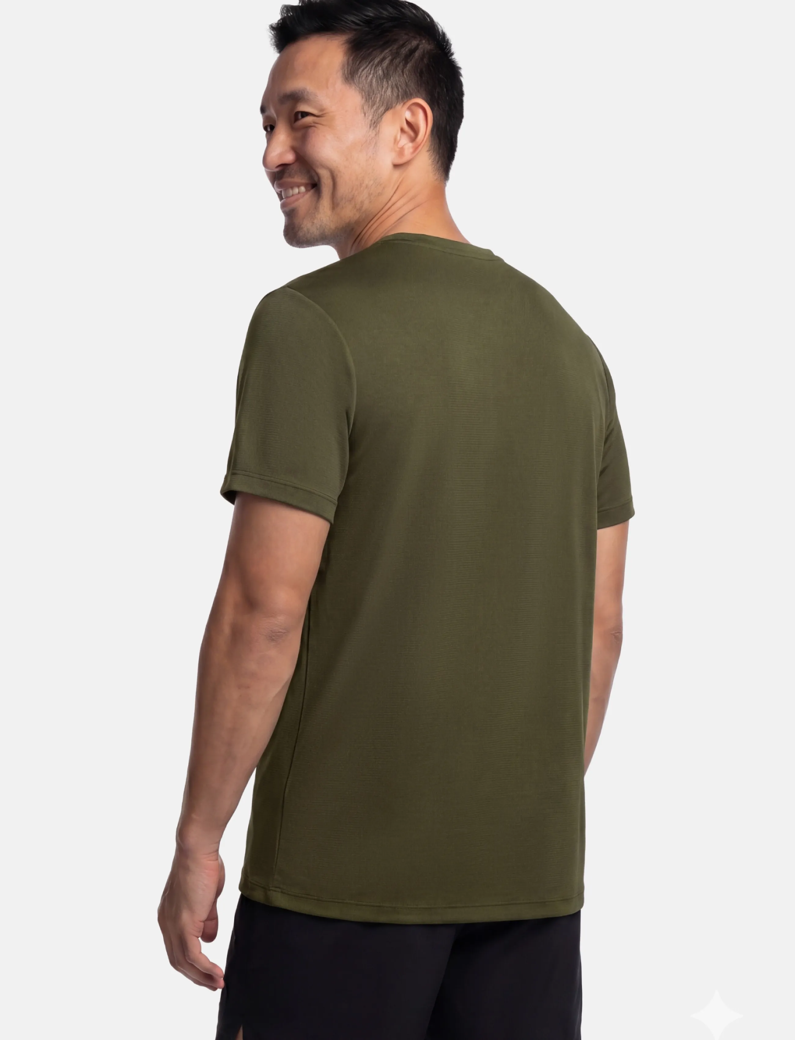 Danish Endurance - Momentum Running T-shirt (Men) 1-pack - dark olive - 3