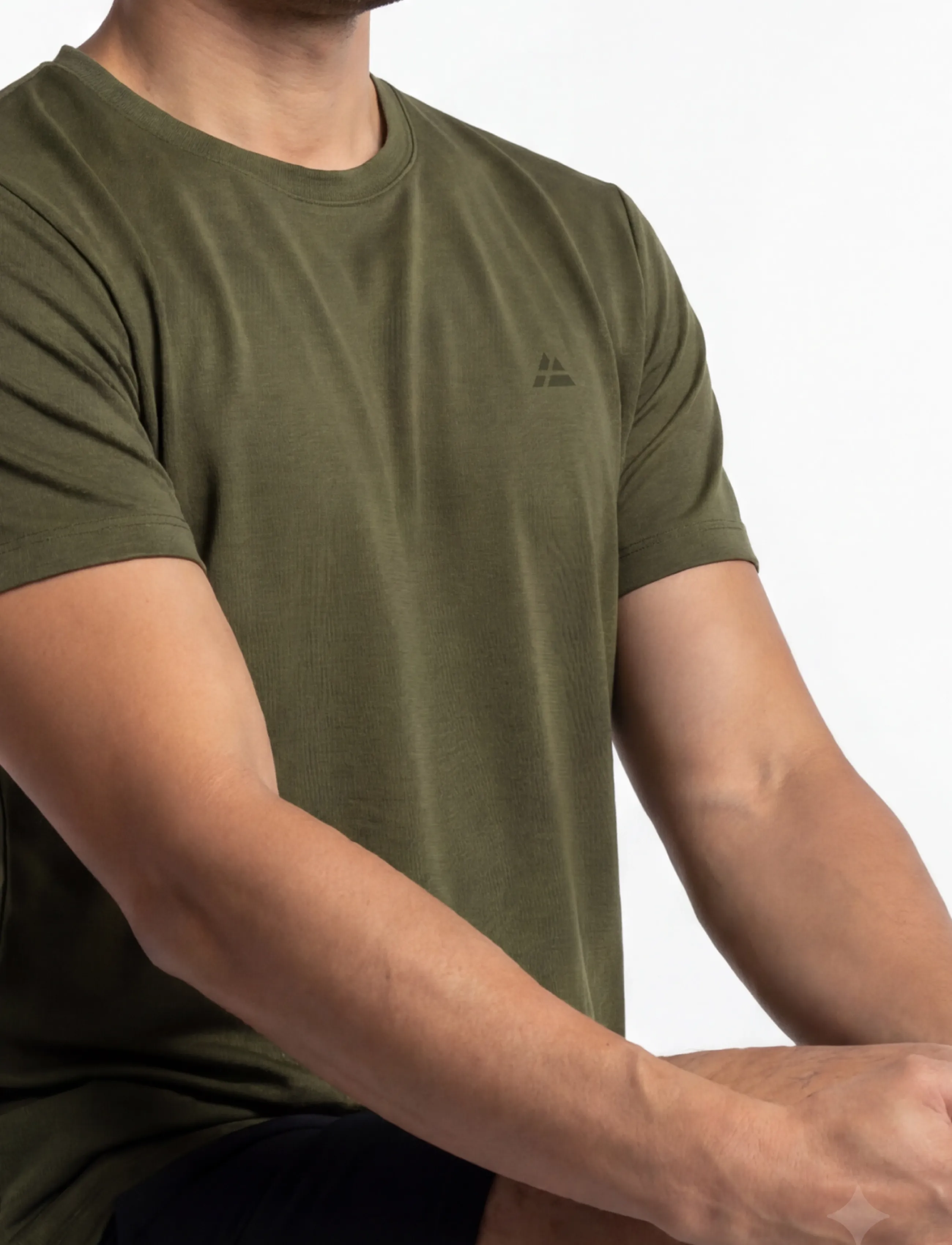 Danish Endurance - Momentum Running T-shirt (Men) 1-pack - dark olive - 4