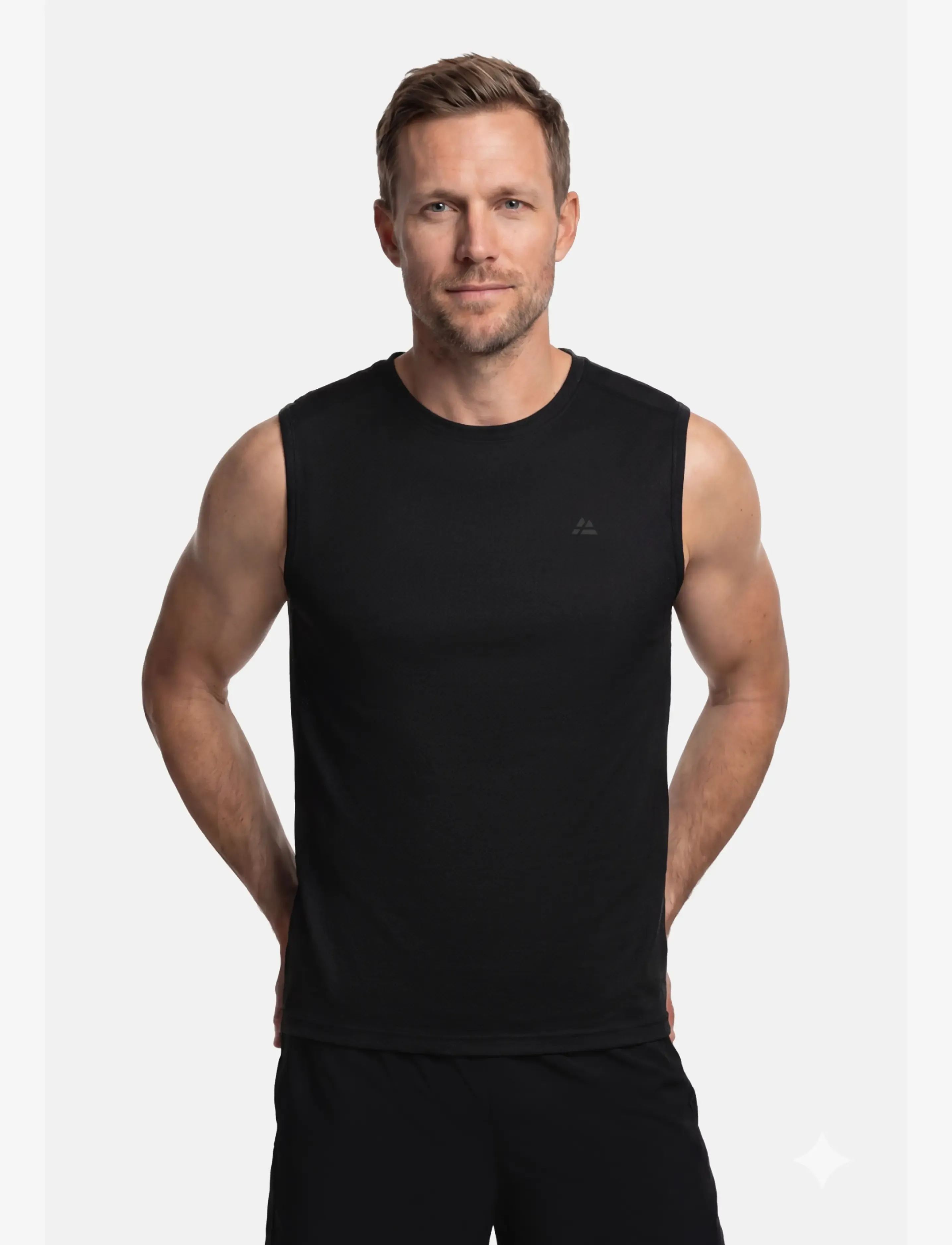 Danish Endurance - Momentum Running Tank Top (Men) 1-pack - black - 3