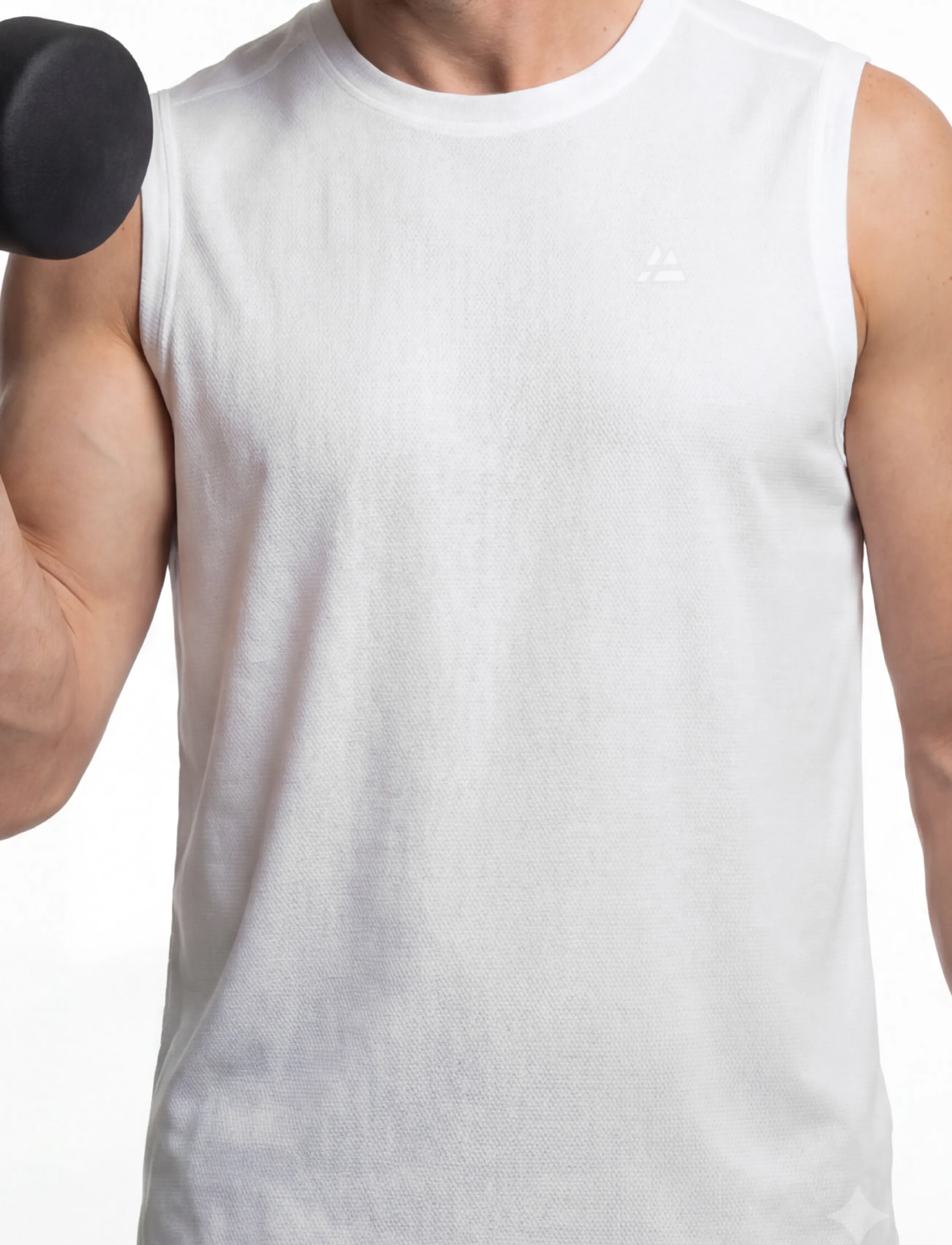 Danish Endurance - Momentum Running Tank Top (Men) 1-pack - tanktops - white - 4