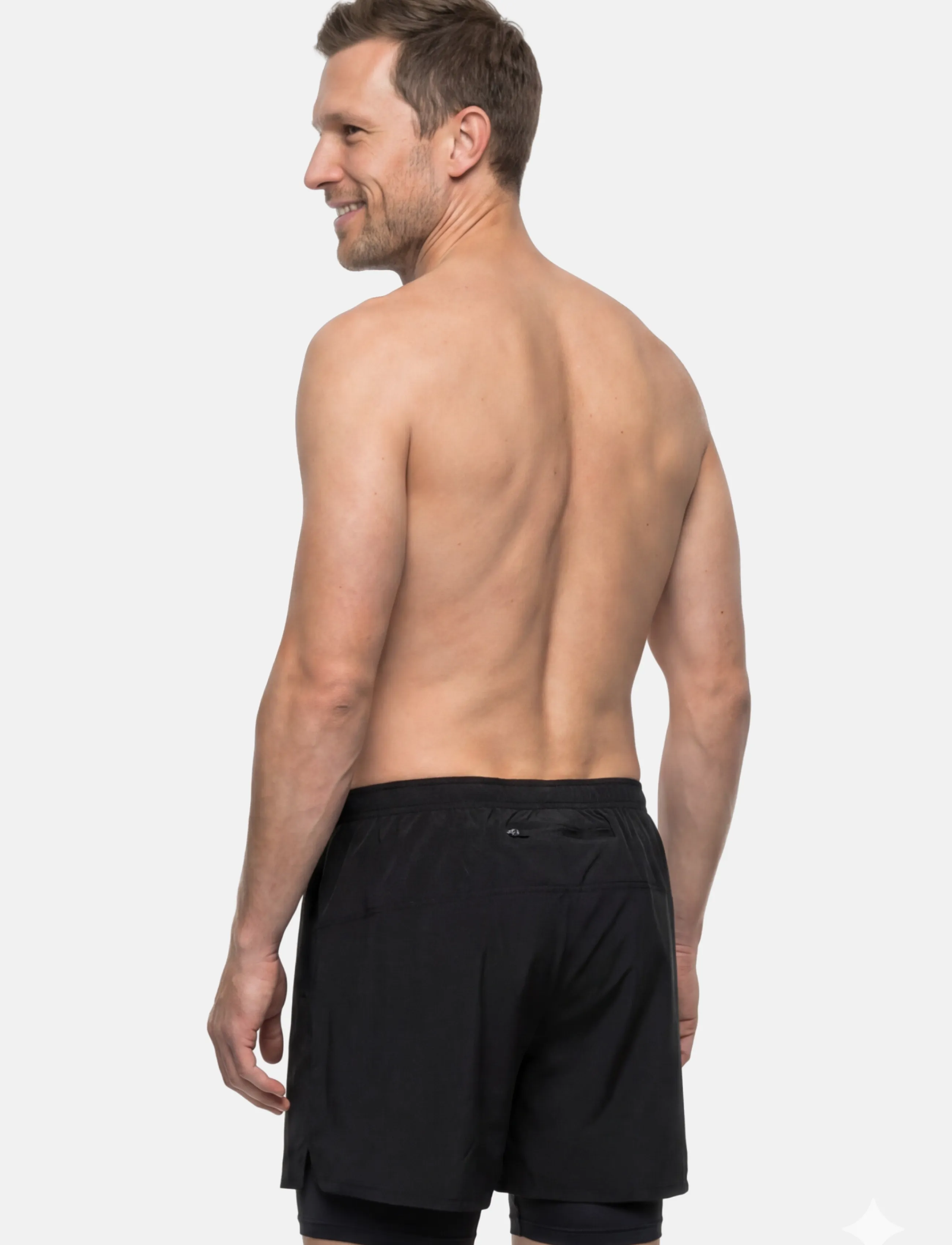 Danish Endurance - Momentum 2in1 Shorts (Men) - laufshorts - black - 3