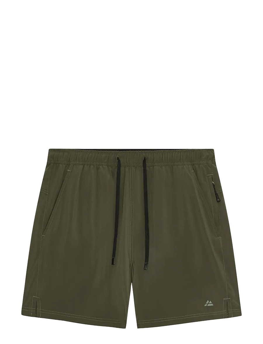 Danish Endurance - Momentum Shorts (Men) - løbeshorts - dark olive - 1