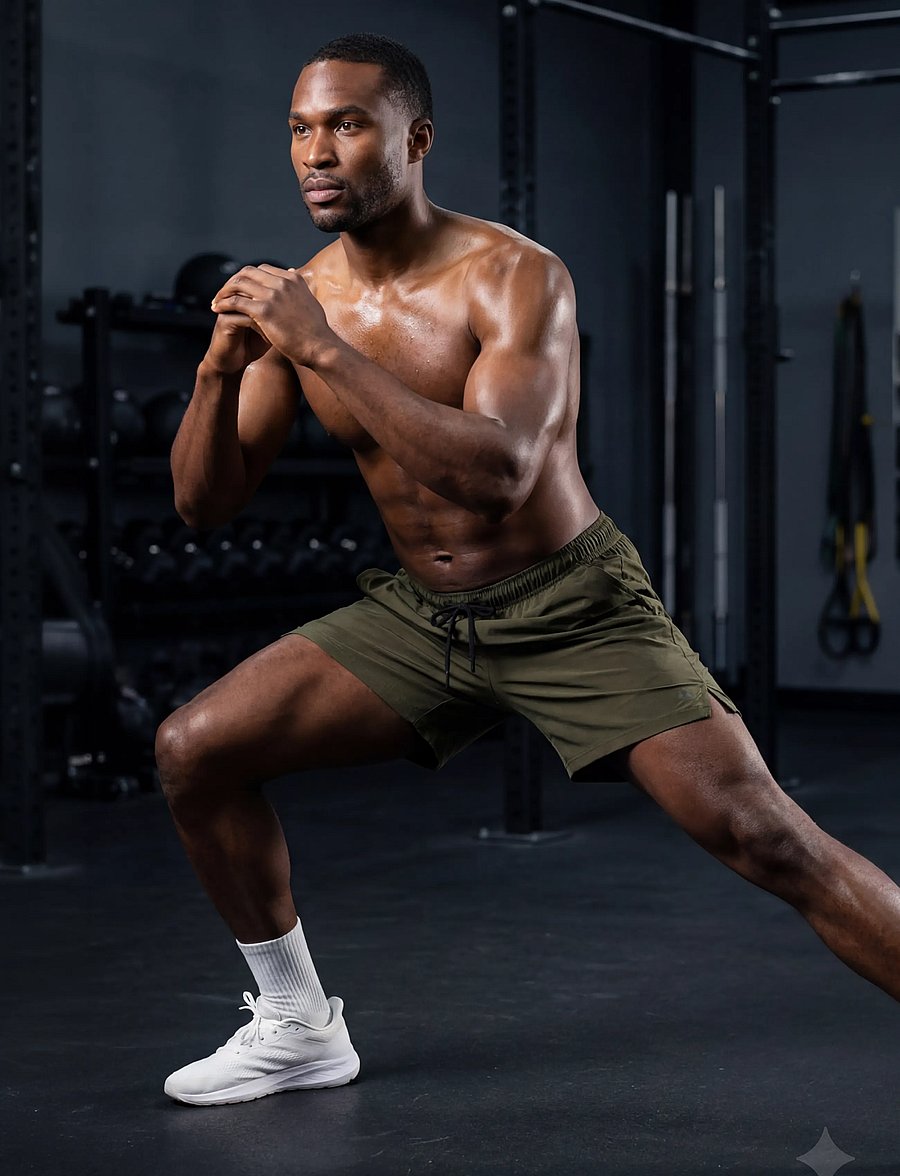 Danish Endurance - Momentum Shorts (Men) - løbeshorts - dark olive - 4