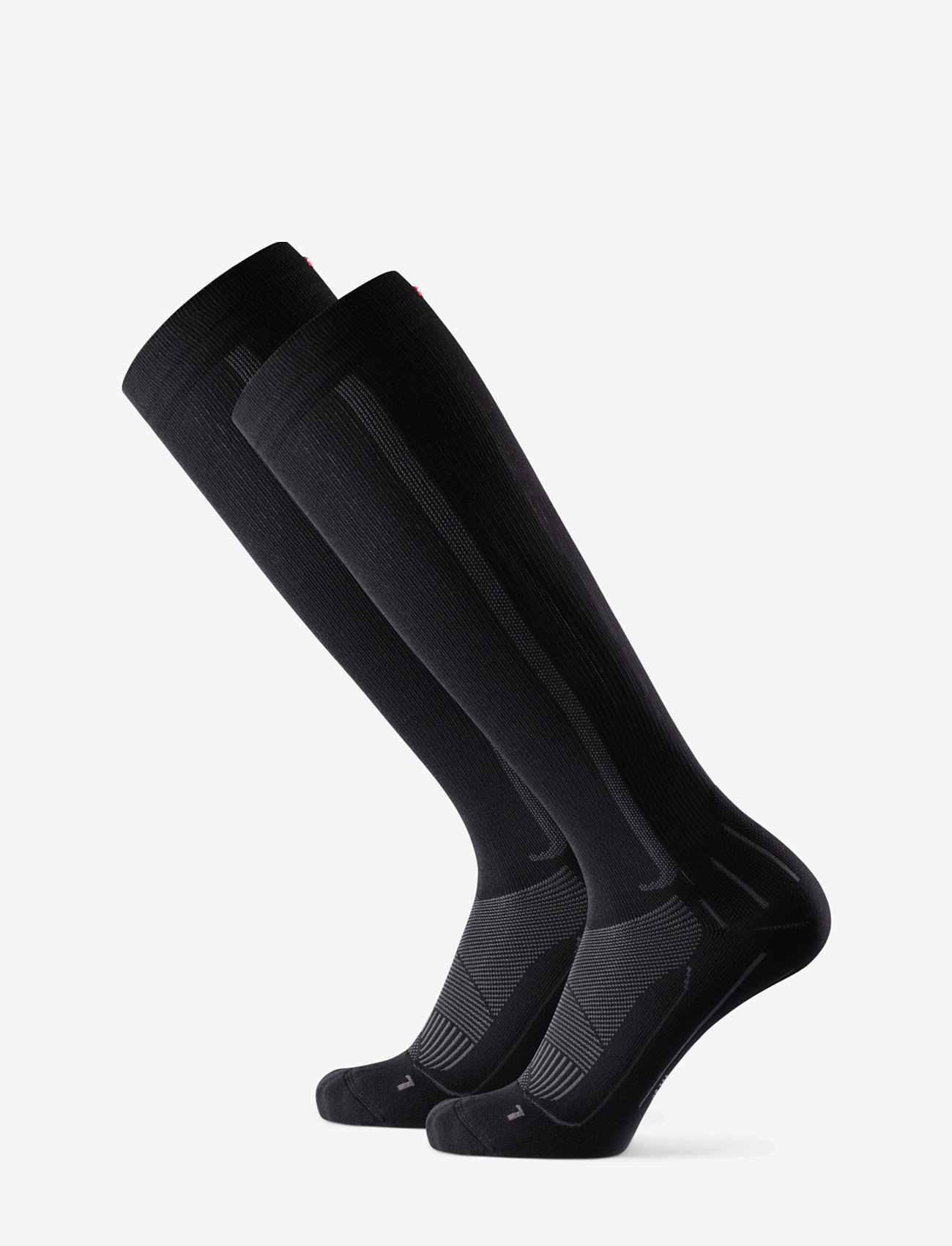Danish Endurance - Perform Compression Socks 1-pack - sportsocken - black/grey - 2