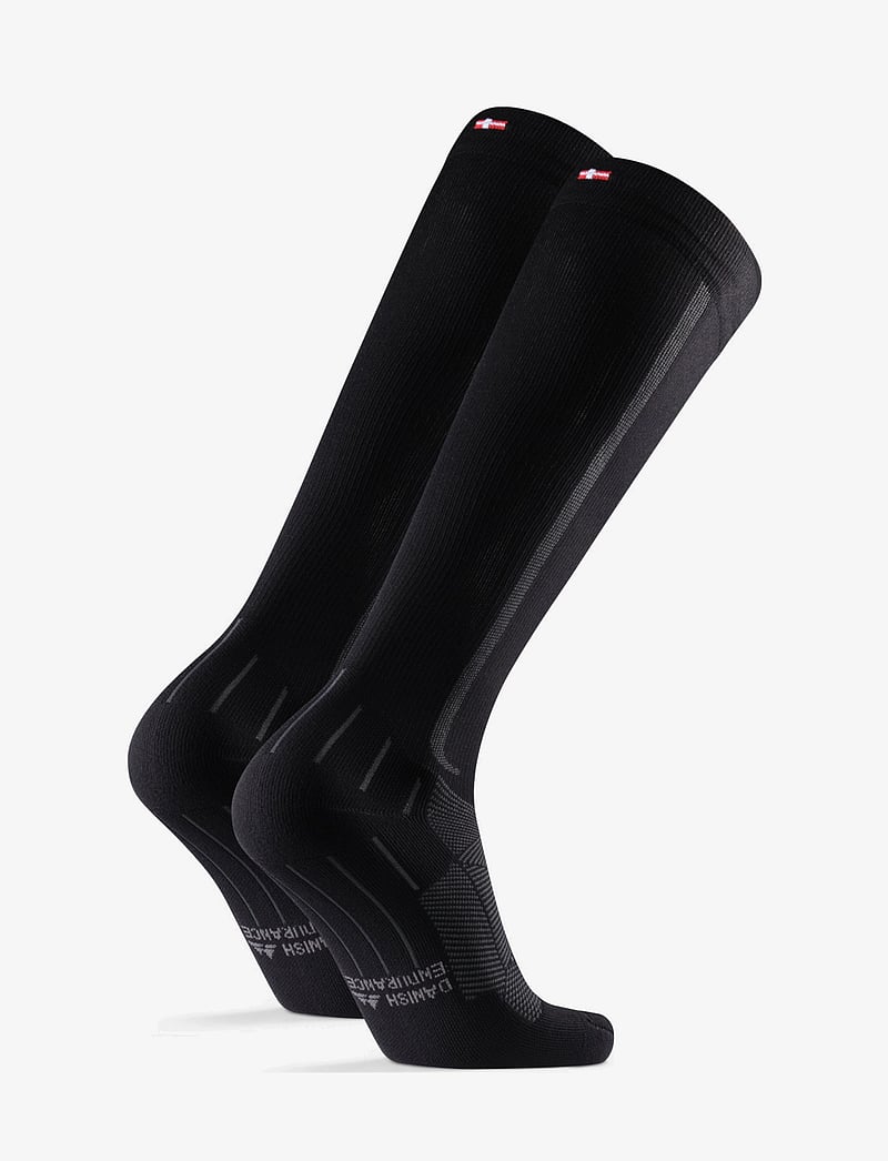 Danish Endurance - Perform Compression Socks 1-pack - sportsocken - black/grey - 3