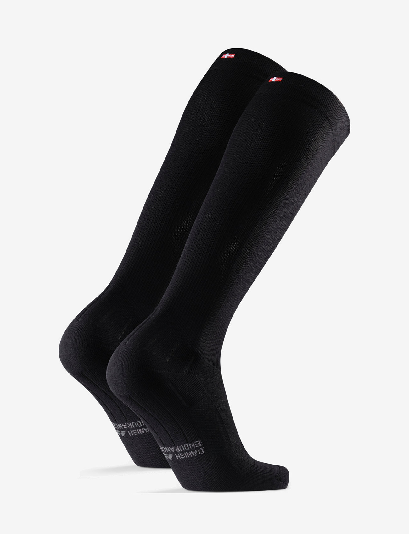 Danish Endurance - Perform Compression Socks 1-pack - urheilusukat - solid black - 3