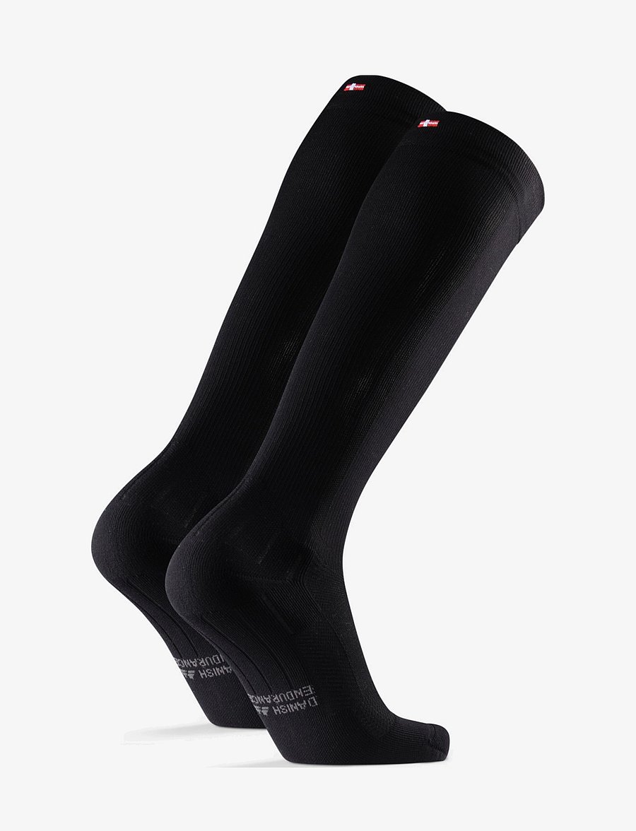 Danish Endurance - Perform Compression Socks 1-pack - strümpfe - solid black - 3