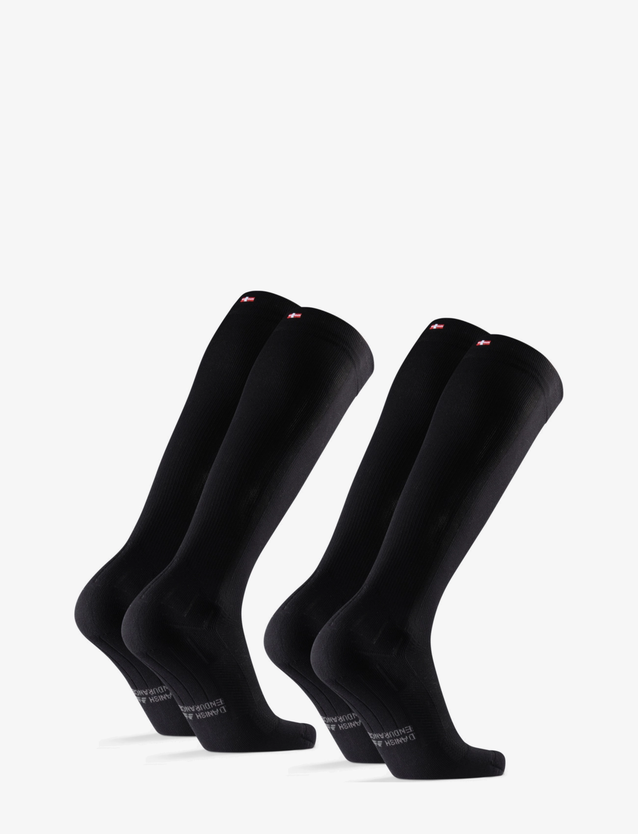Danish Endurance - Perform Compression Socks 2-pack - strumpor - black - 2