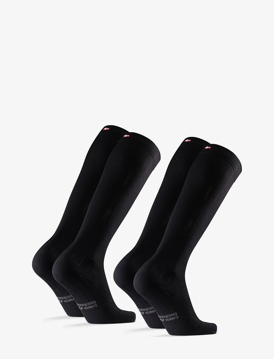 Danish Endurance - Perform Compression Socks 2-pack - strümpfe - black - 2