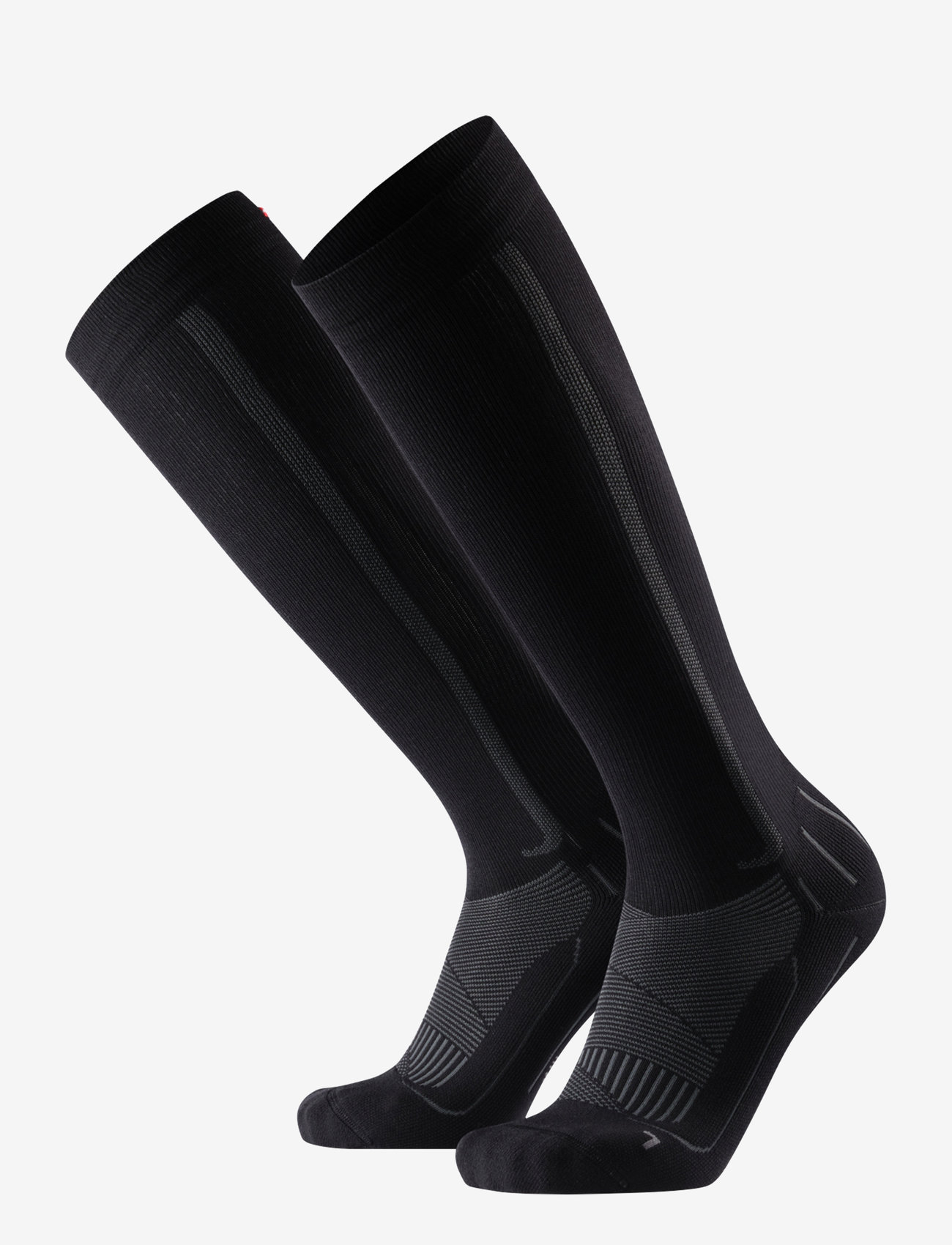 Danish Endurance - Compression Socks (DECS) 1-pack - laufausrüstung - black/grey - 0