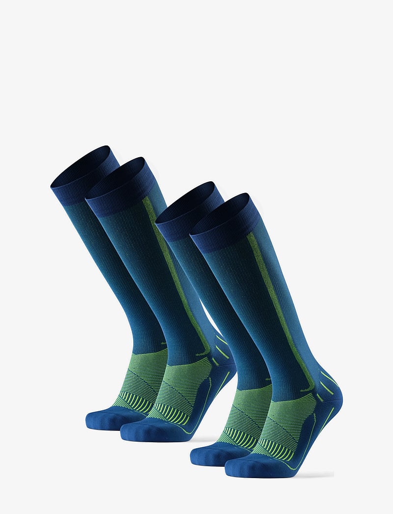 Danish Endurance - Compression Socks - spordisokid - blue/neon yellow - 1
