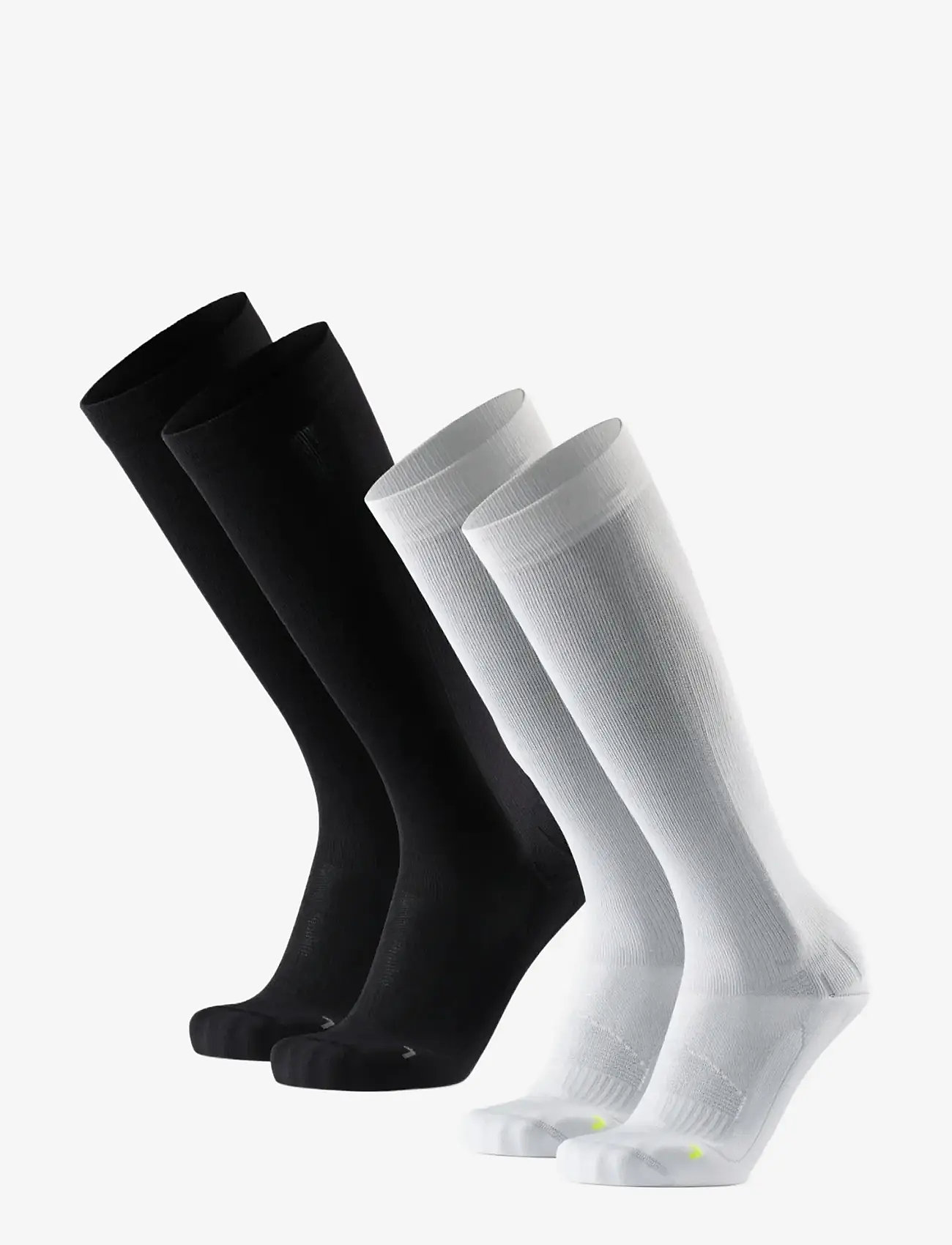 Danish Endurance - Perform Compression Socks 2-pack - treningssokker - mc (1xblack,1xwhite) - 1