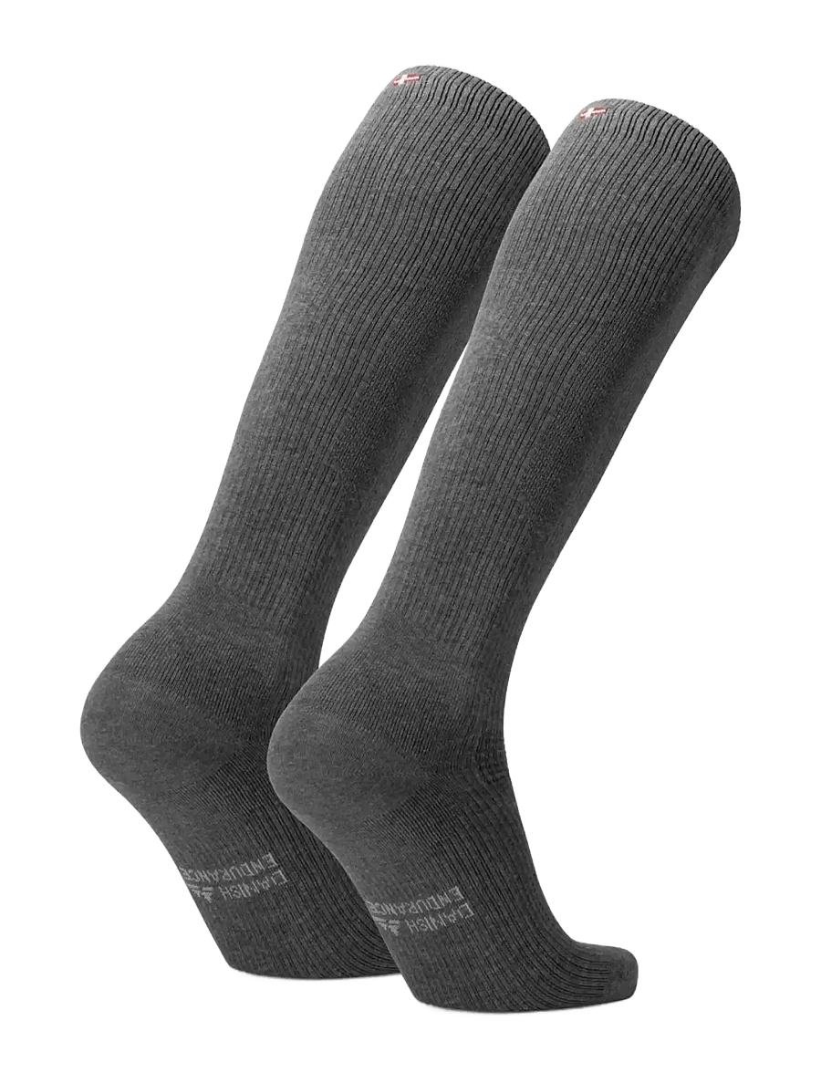 Danish Endurance - AllDay Compression Socks 1-pack - chaussettes de sport - grey - 2
