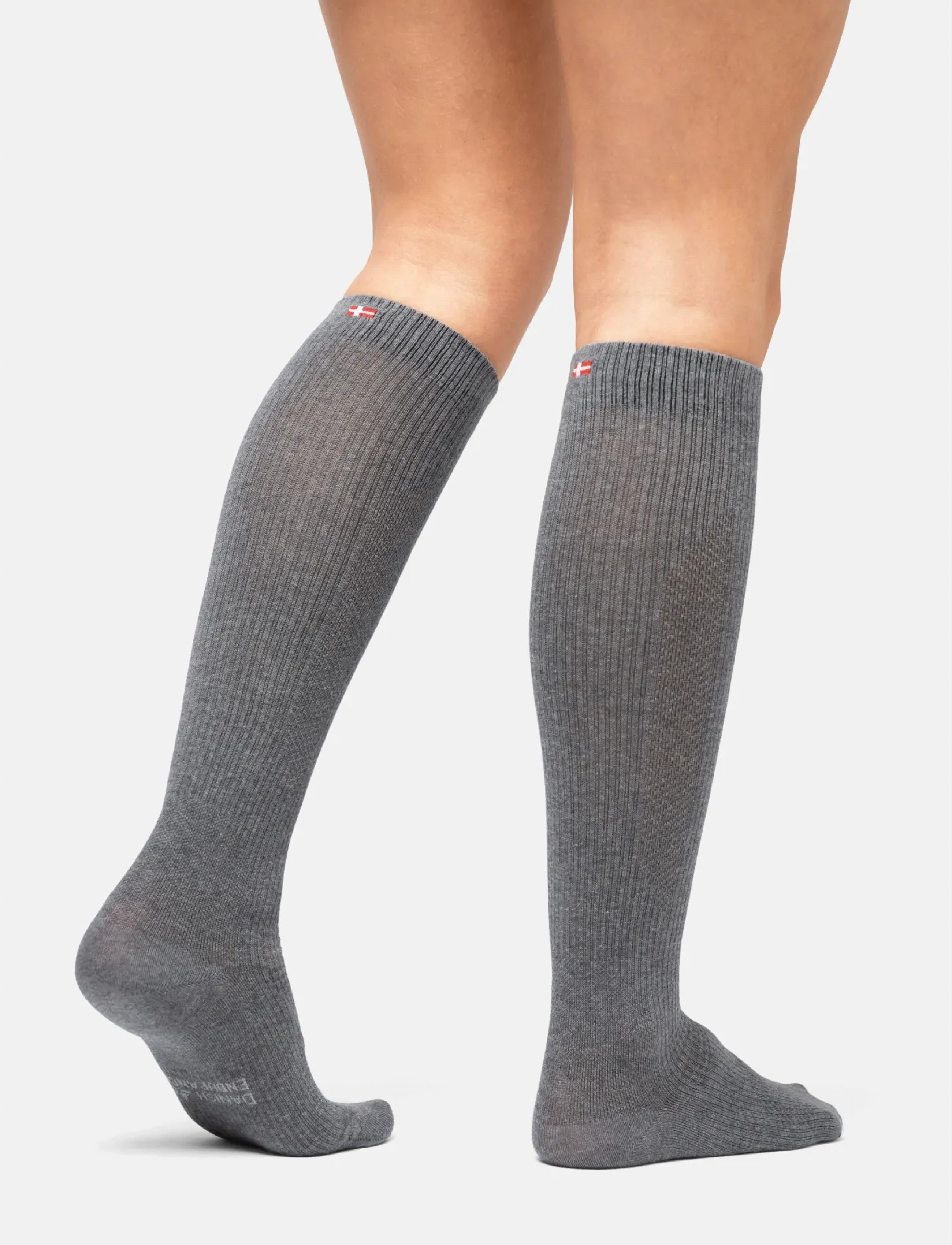 Danish Endurance Allday Compression Socks 1-Pack, Mænd, Kompressionsstrømper, Grå, Str: 43-47