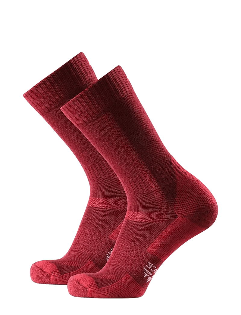 Danish Endurance - Hiking Classic Socks 1-pack - sportstrømper - wine red - 3