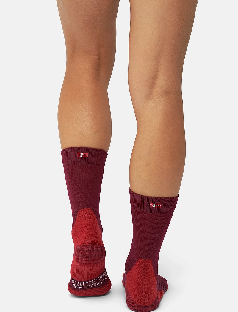 Danish Endurance - Hiking Classic Socks 3-pack - spordisokid - multicolor (green, brown, red) - 0