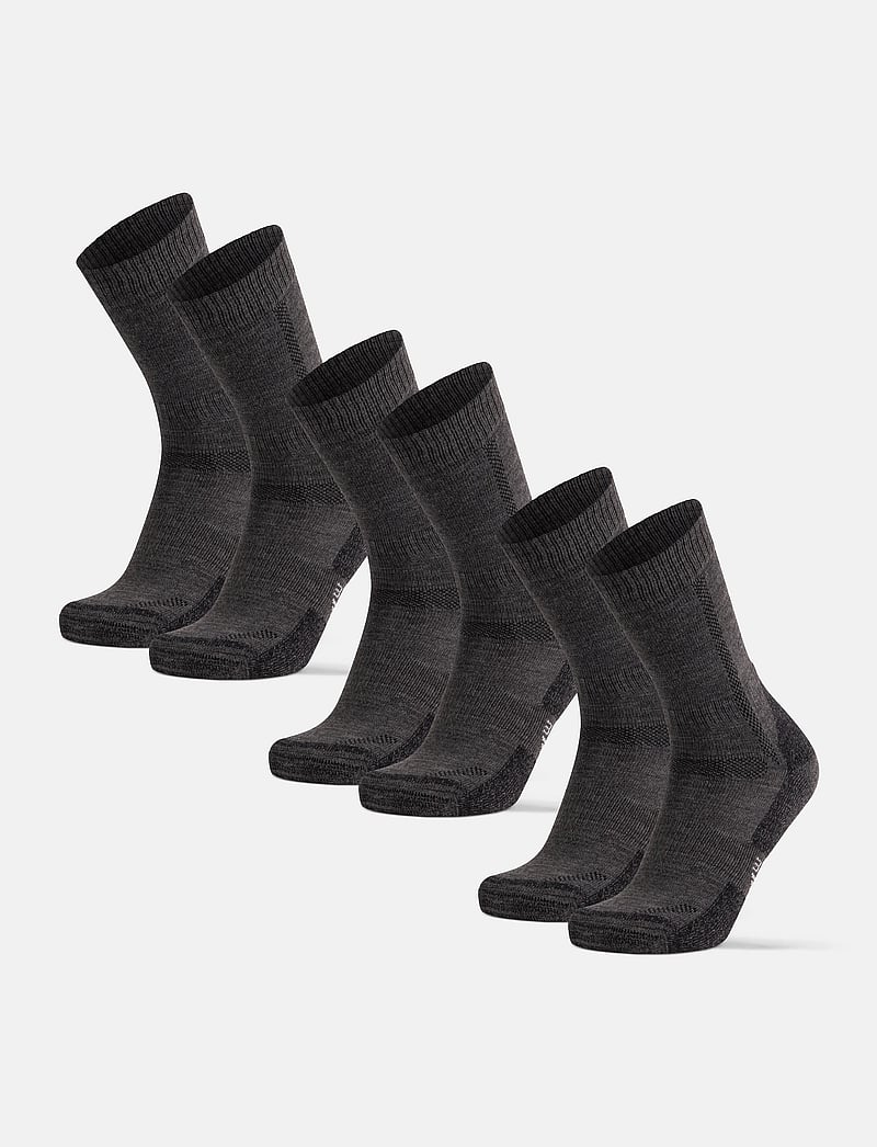 Danish Endurance - Hiking Classic Socks 3-pack - träningsstrumpor - dark grey - 1