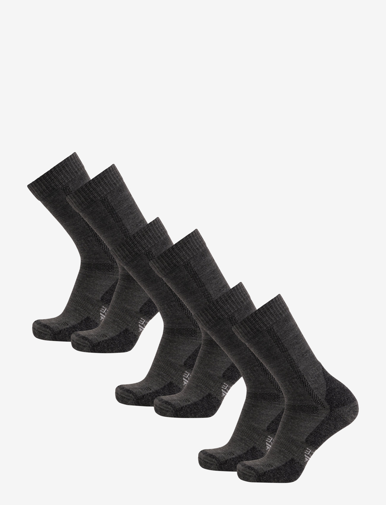 Danish Endurance - Hiking Classic Socks 3-pack - träningsstrumpor - dark grey - 3