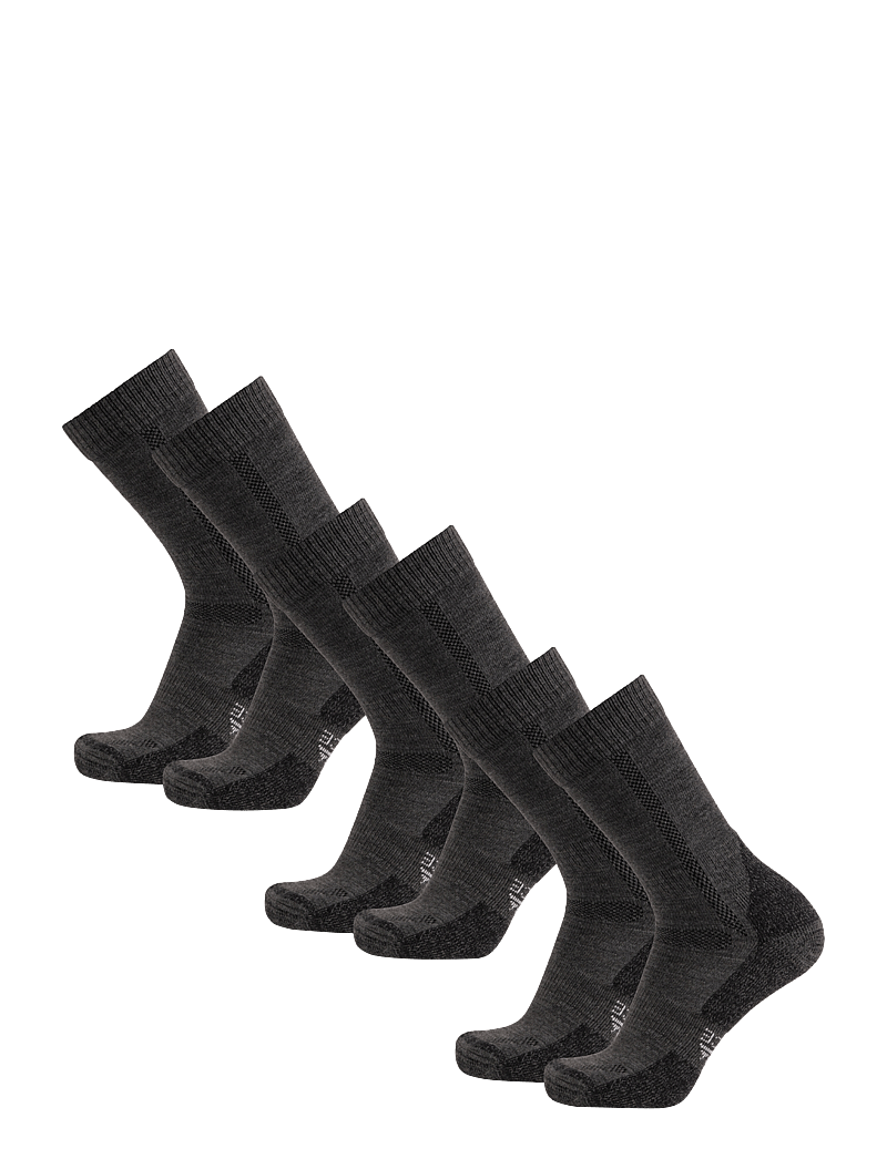 Danish Endurance - Hiking Classic Socks 3-pack - träningsstrumpor - dark grey - 3