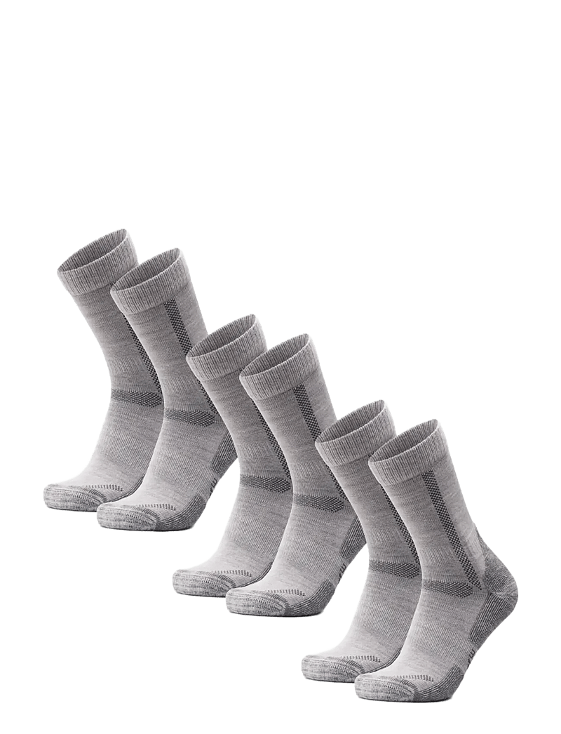 Danish Endurance - Classic Merino Wool Hiking Socks 3 Pack - spordisokid - light grey - 2