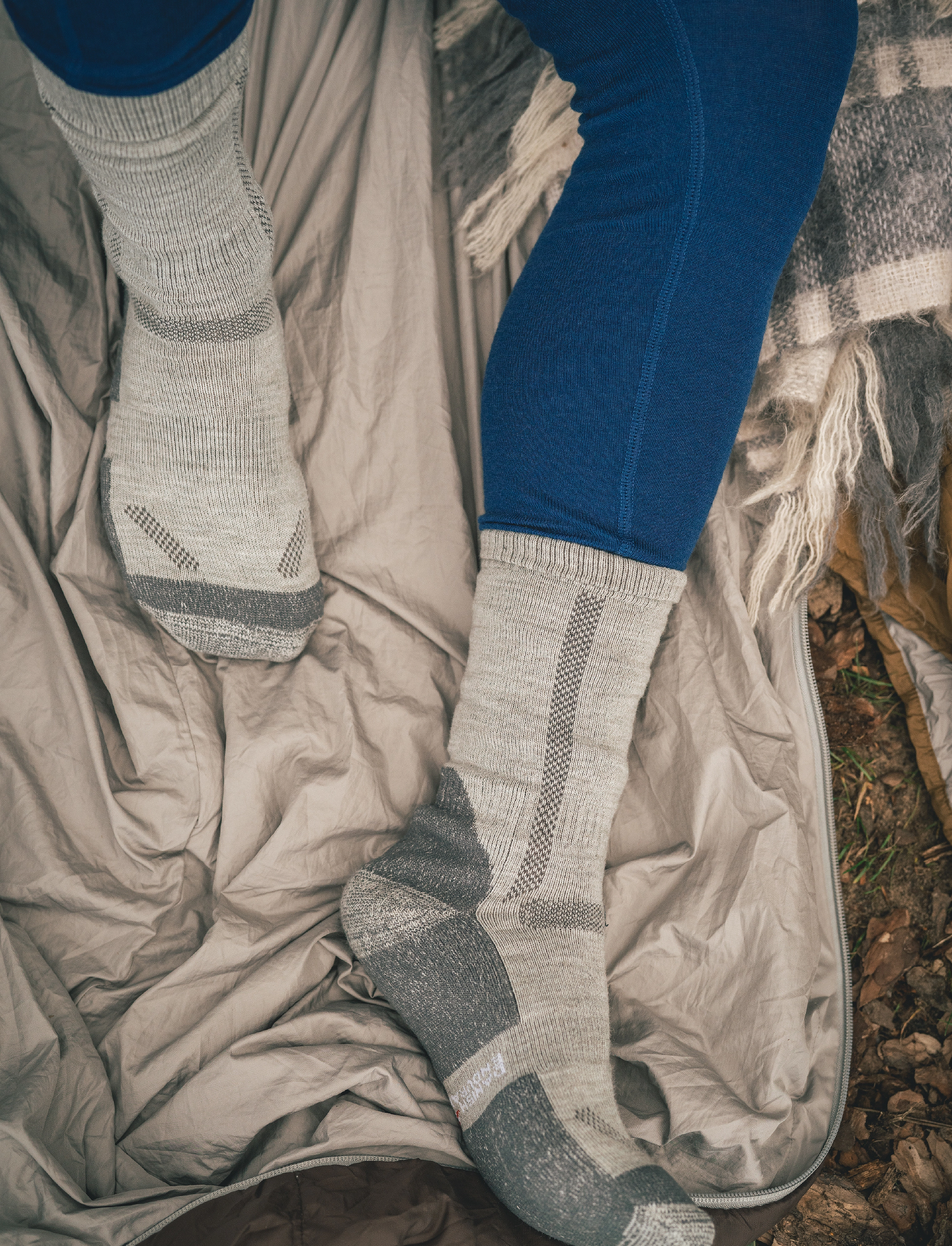 Danish Endurance Hiking Classic Socks 3-pack - Klær - LIGHT GREY / grey