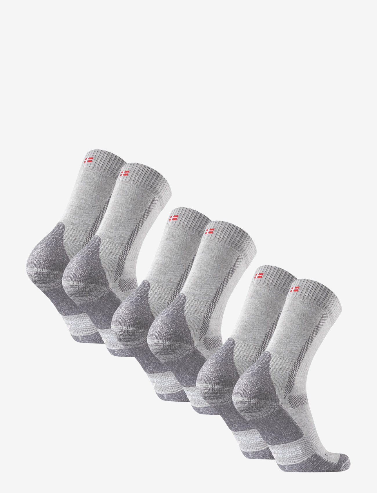 Danish Endurance - Hiking Classic Socks 3-pack - treningssokker - light grey - 3