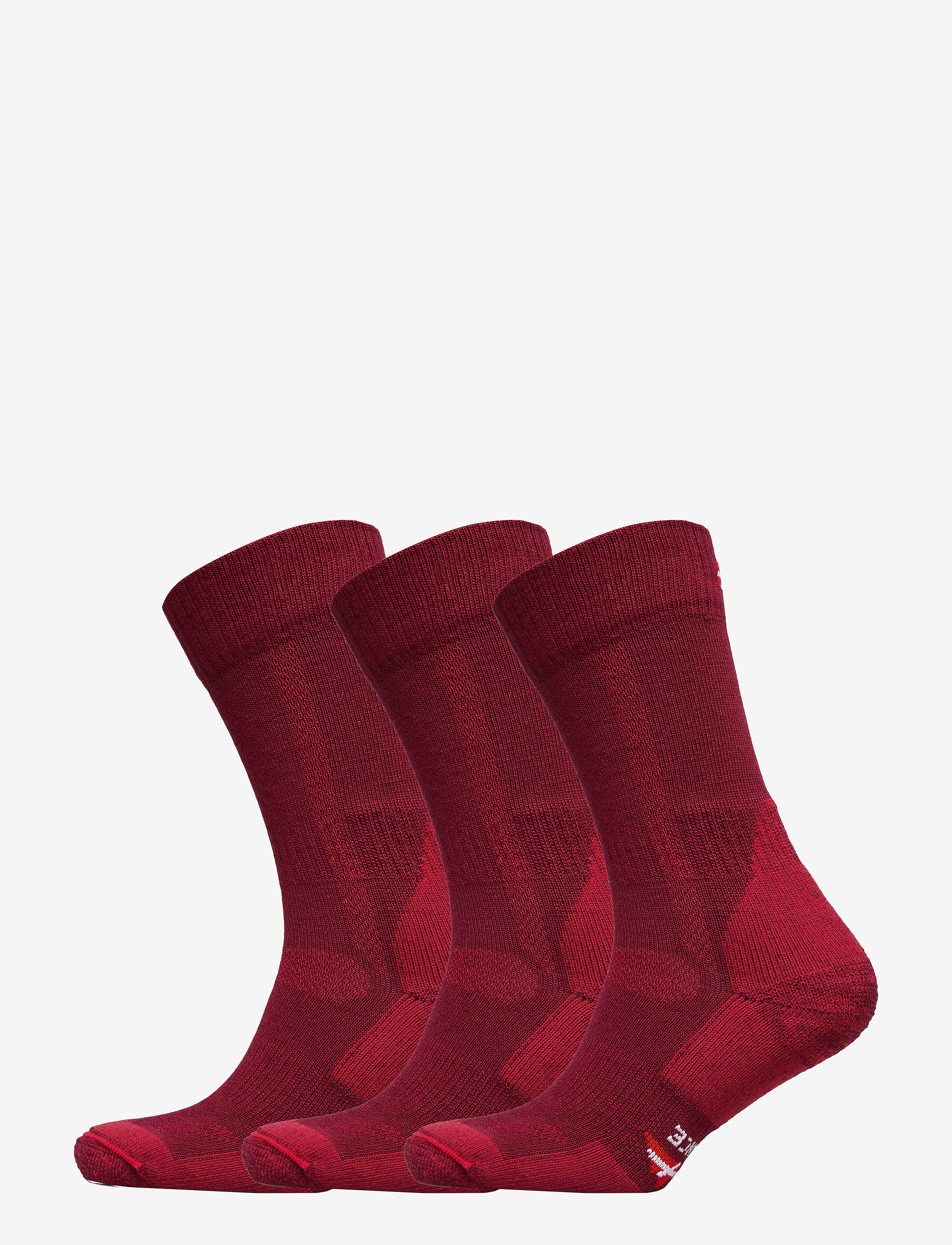 Hiking Classic Socks 3-pack - WINE RED