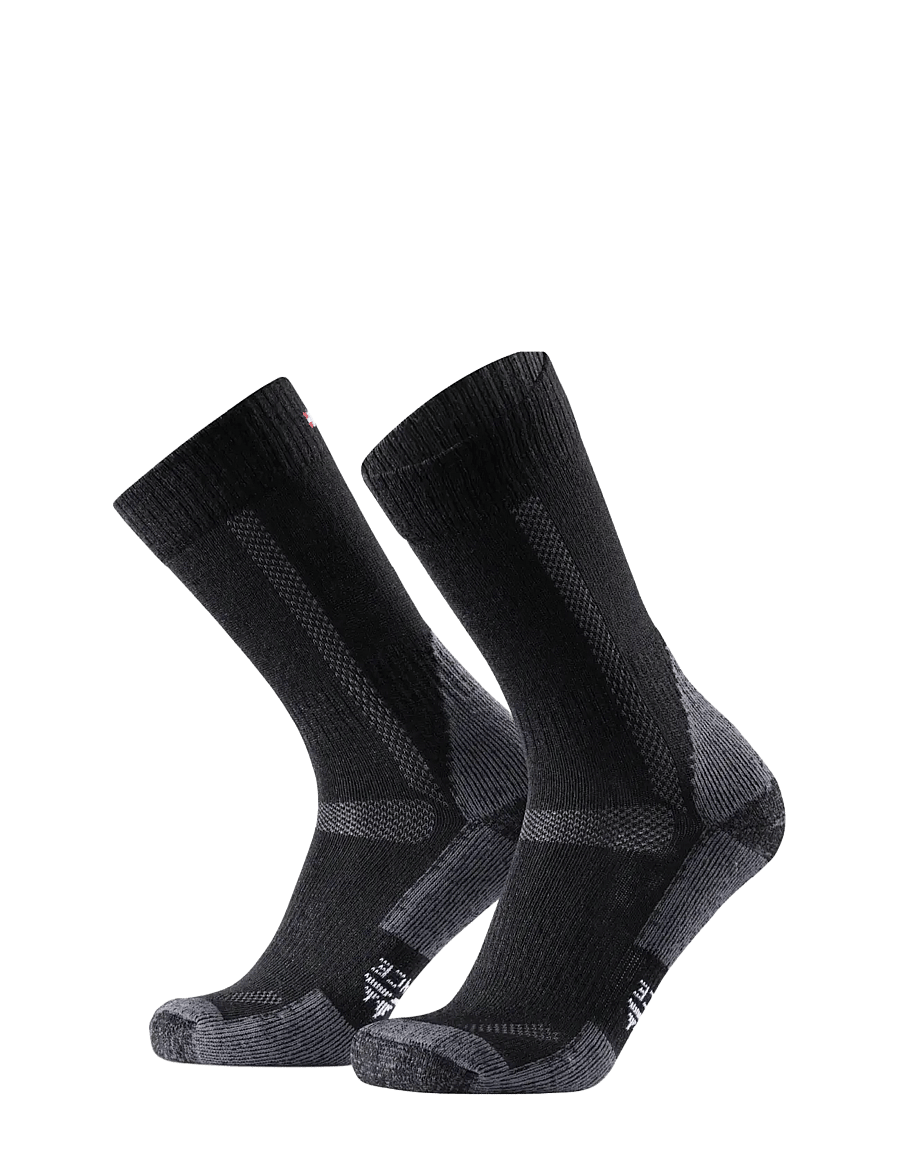 Danish Endurance - Classic Hiking Crew Socks 1-pack - strümpfe - black - 1
