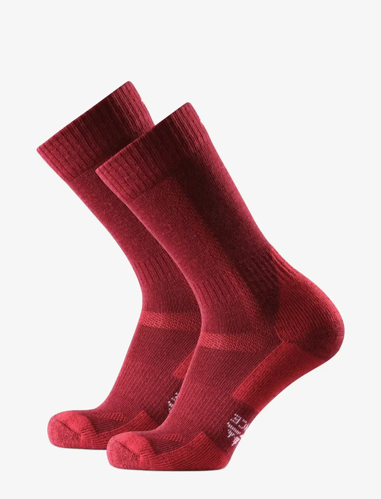 Danish Endurance - Classic Hiking Crew Socks 1-pack - strümpfe - wine red - 3