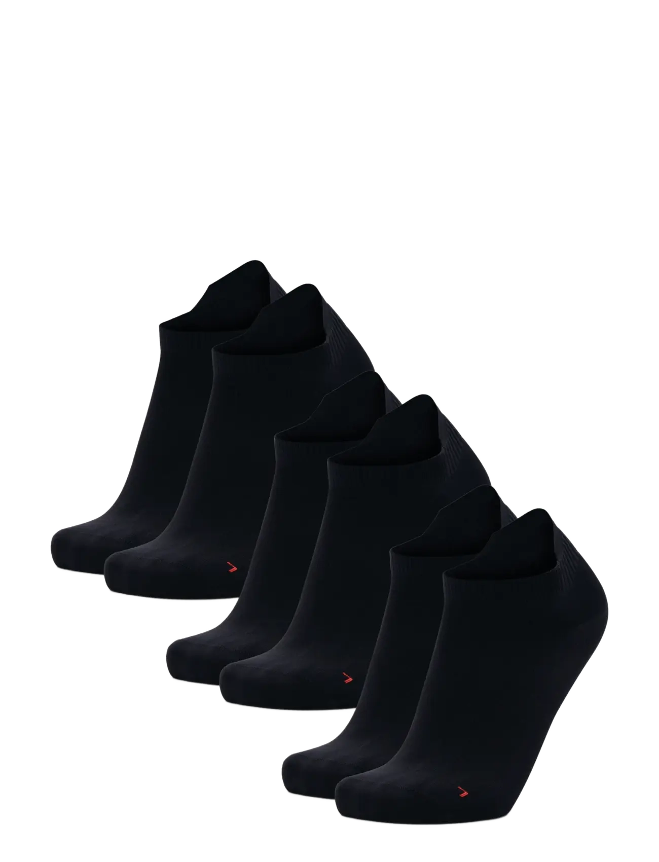 Danish Endurance Classic Sports Low-cut Socks 3-pack - Kleidung - BLACK / black
