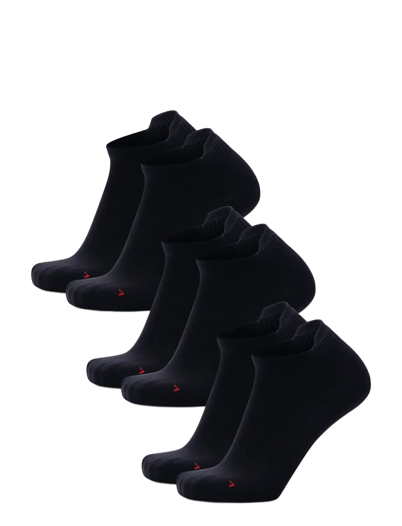 Danish Endurance - Classic Sports Low-cut Socks 3-pack - black - 3