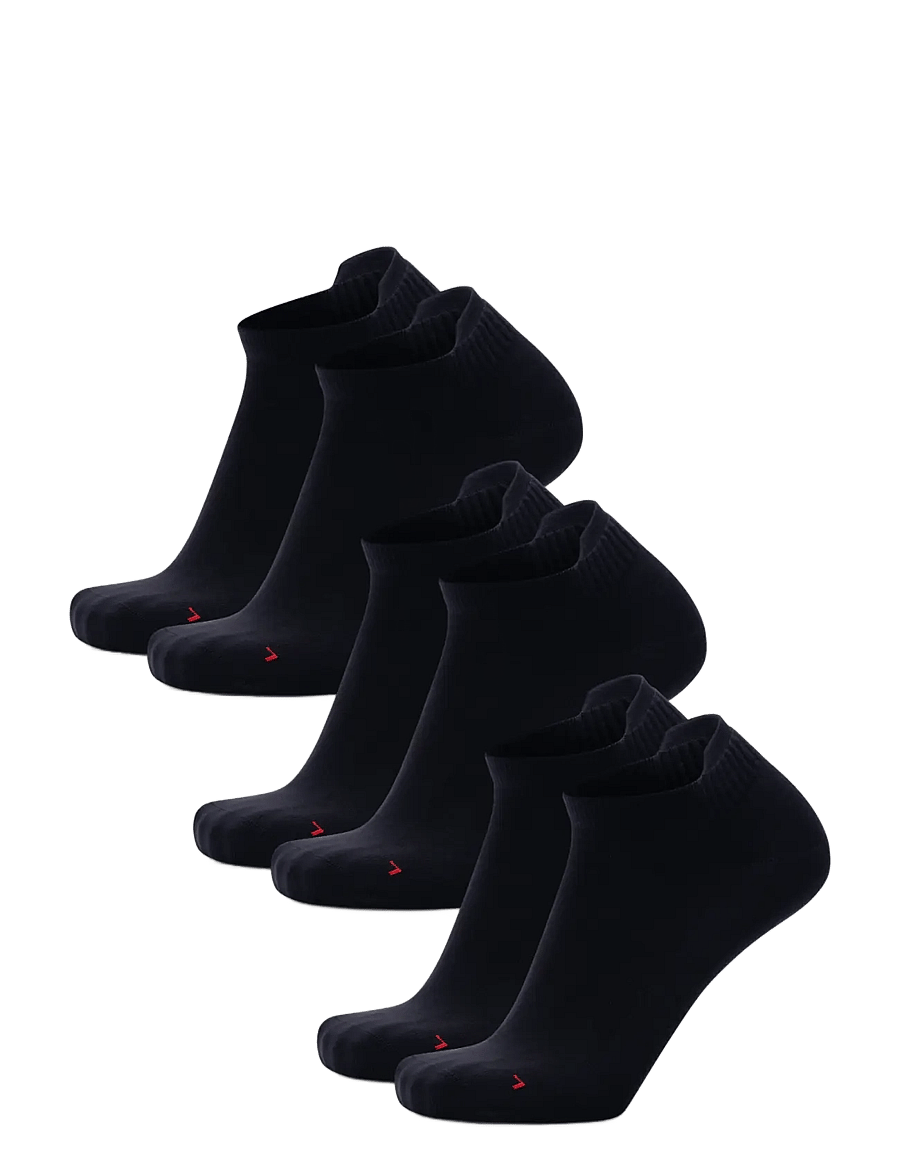 Danish Endurance - Classic Sports Low-cut Socks 3-pack - black - 3