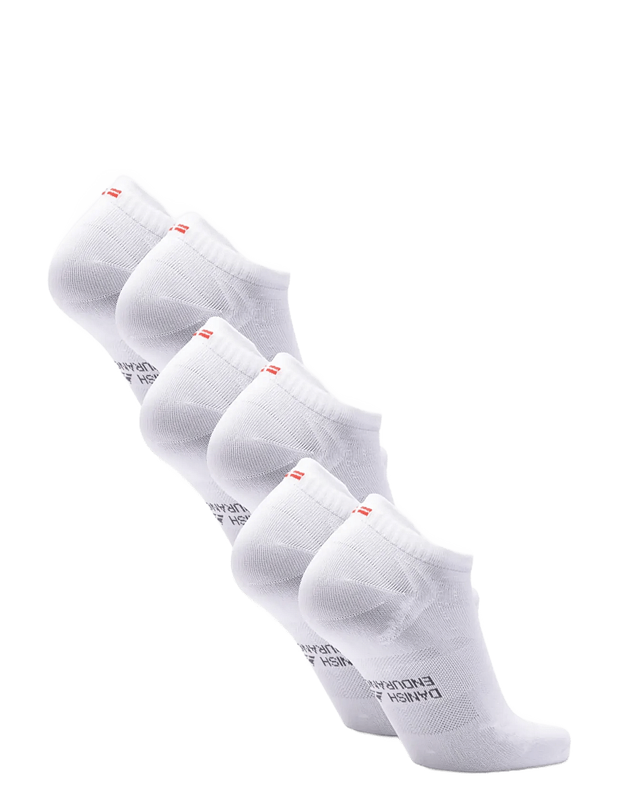 Danish Endurance - Classic Sports Low-cut Socks 3-pack - sportstrømper - white - 2