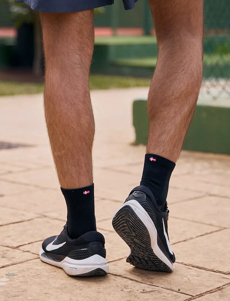 Danish Endurance - Classic Sports Quarter Socks 3-pack - sportstrømper - black/grey - 0