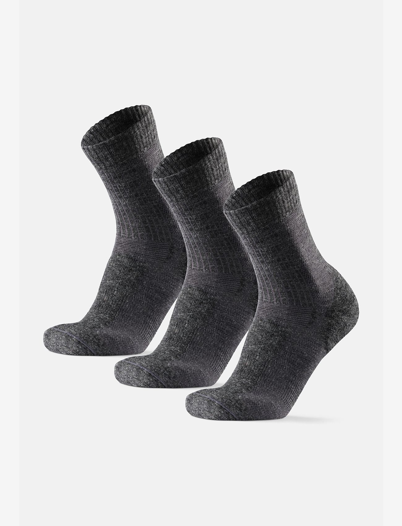 Danish Endurance - Light Hiking Crew Socks 3-pack - träningsstrumpor - grey - 1