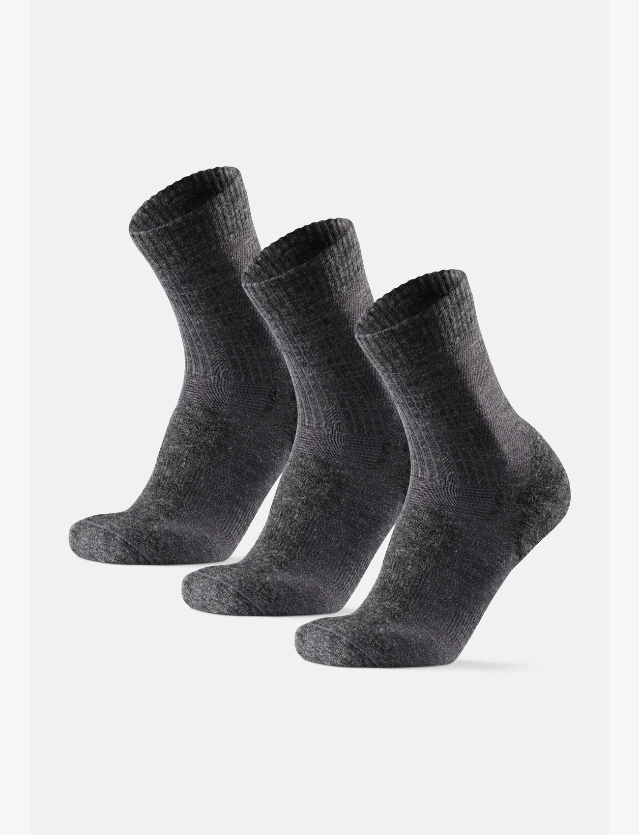Danish Endurance Light Hiking Crew Socks 3-pack - Riided - GREY / grey