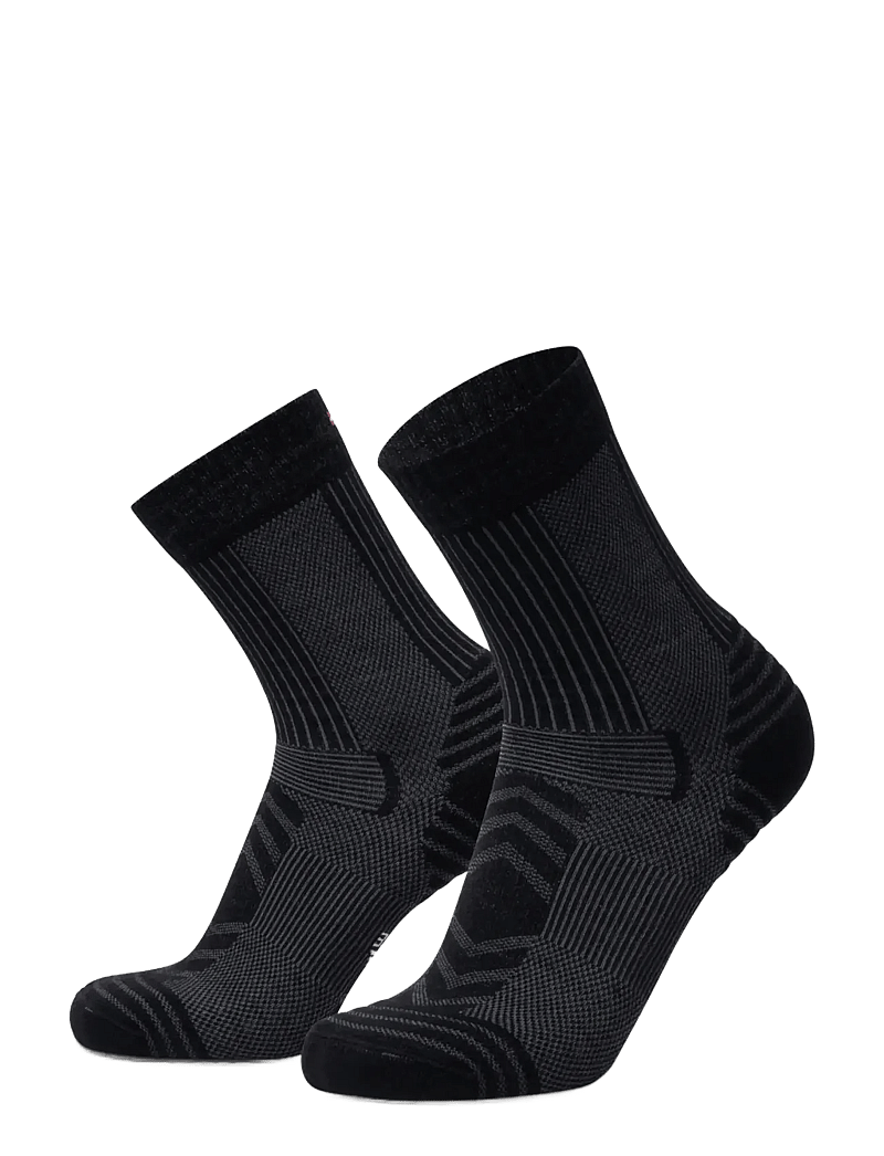 Danish Endurance - Hiking Light Socks 1-pack - träningsstrumpor - black - 1