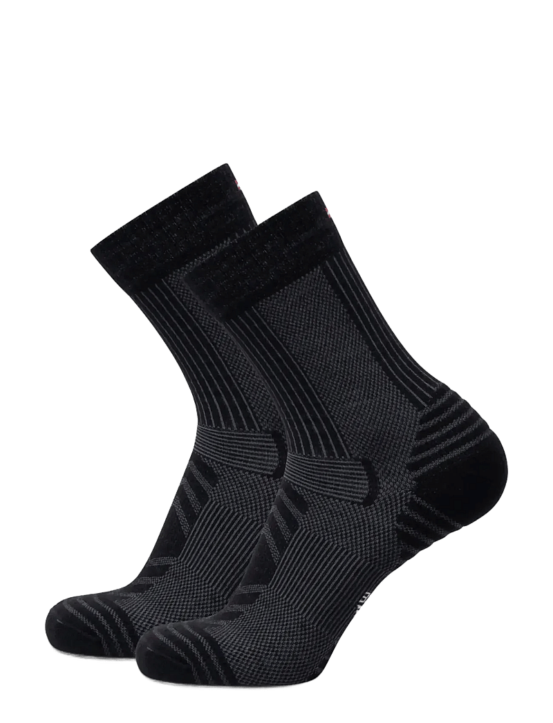 Danish Endurance - Hiking Light Socks 1-pack - träningsstrumpor - black - 3